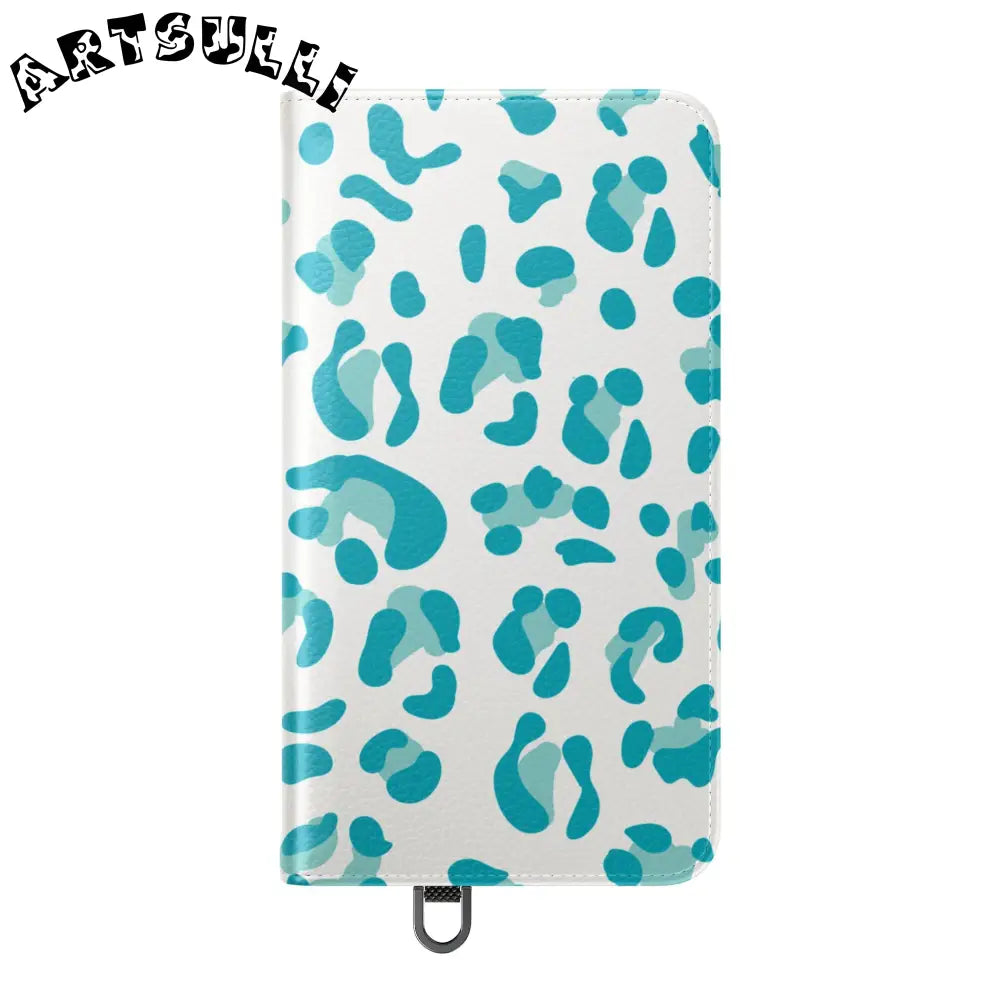 JAKKOUTTHEBXX Teal Leopard Print Flip Cases 2025