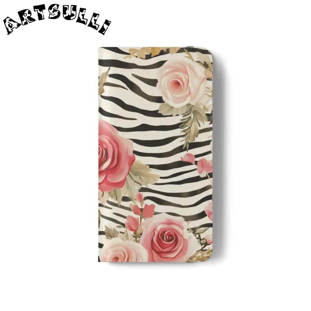 JAKKOUTTHEBXX Pink Floral Zebra Print Flip Case 2025