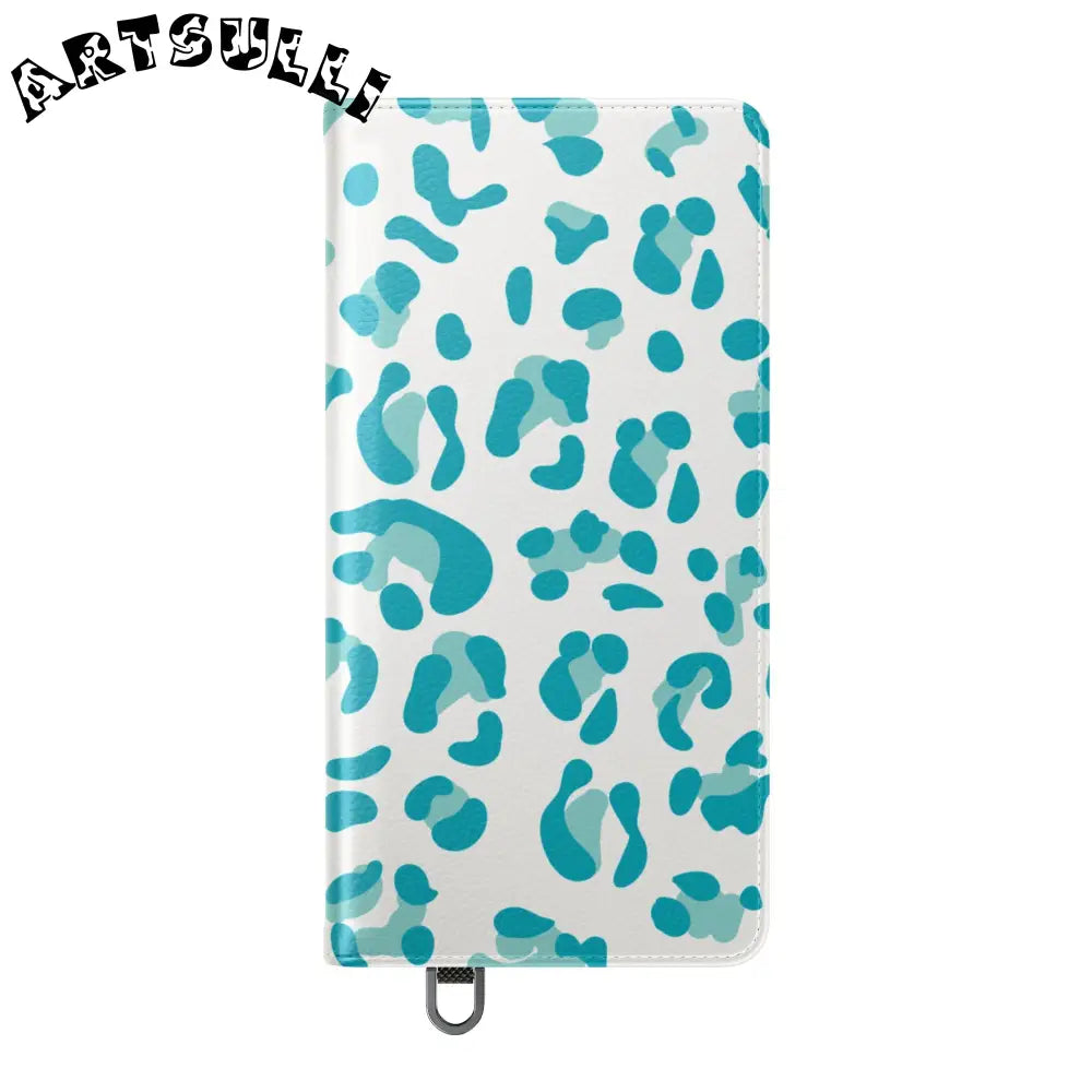 JAKKOUTTHEBXX Teal Leopard Print Flip Cases 2025