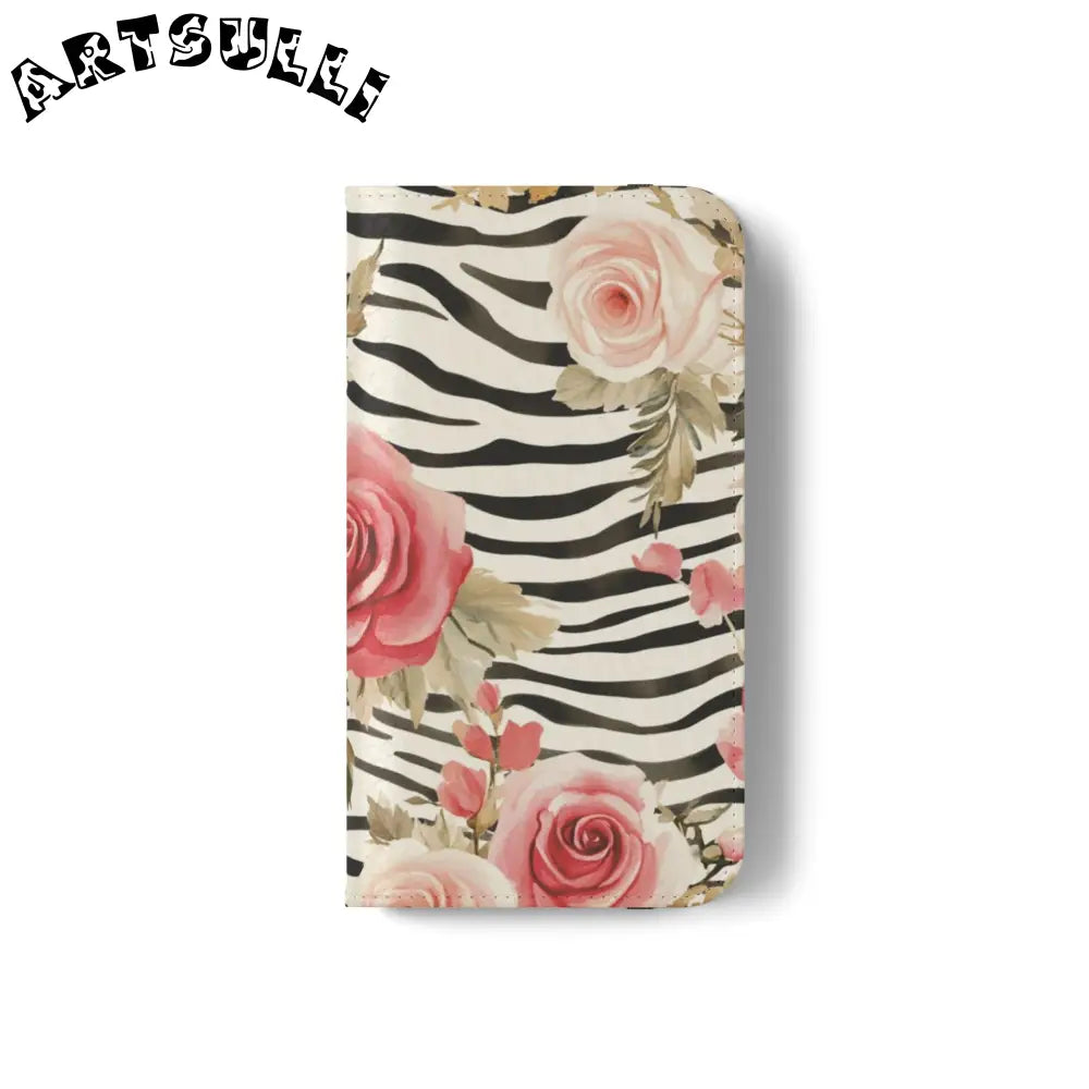 JAKKOUTTHEBXX Pink Floral Zebra Print Flip Case 2025