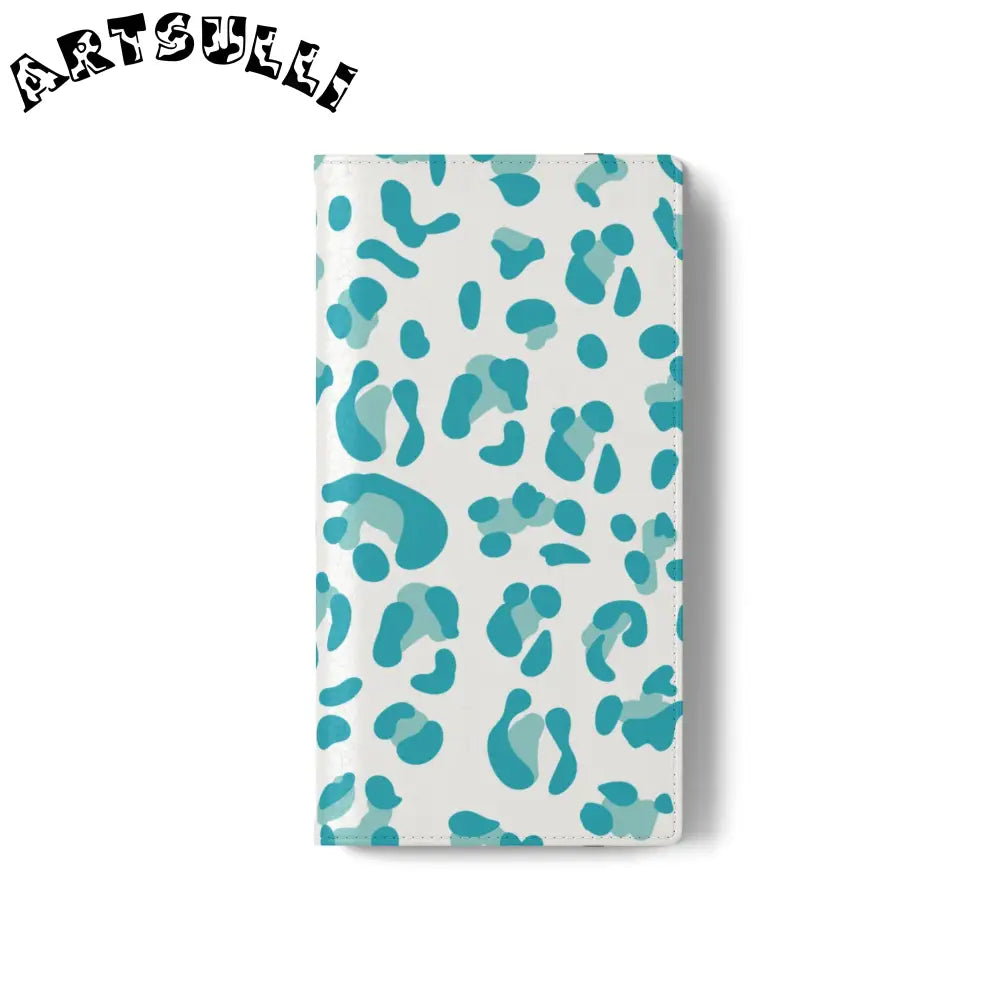 JAKKOUTTHEBXX Teal Leopard Print Flip Cases 2025