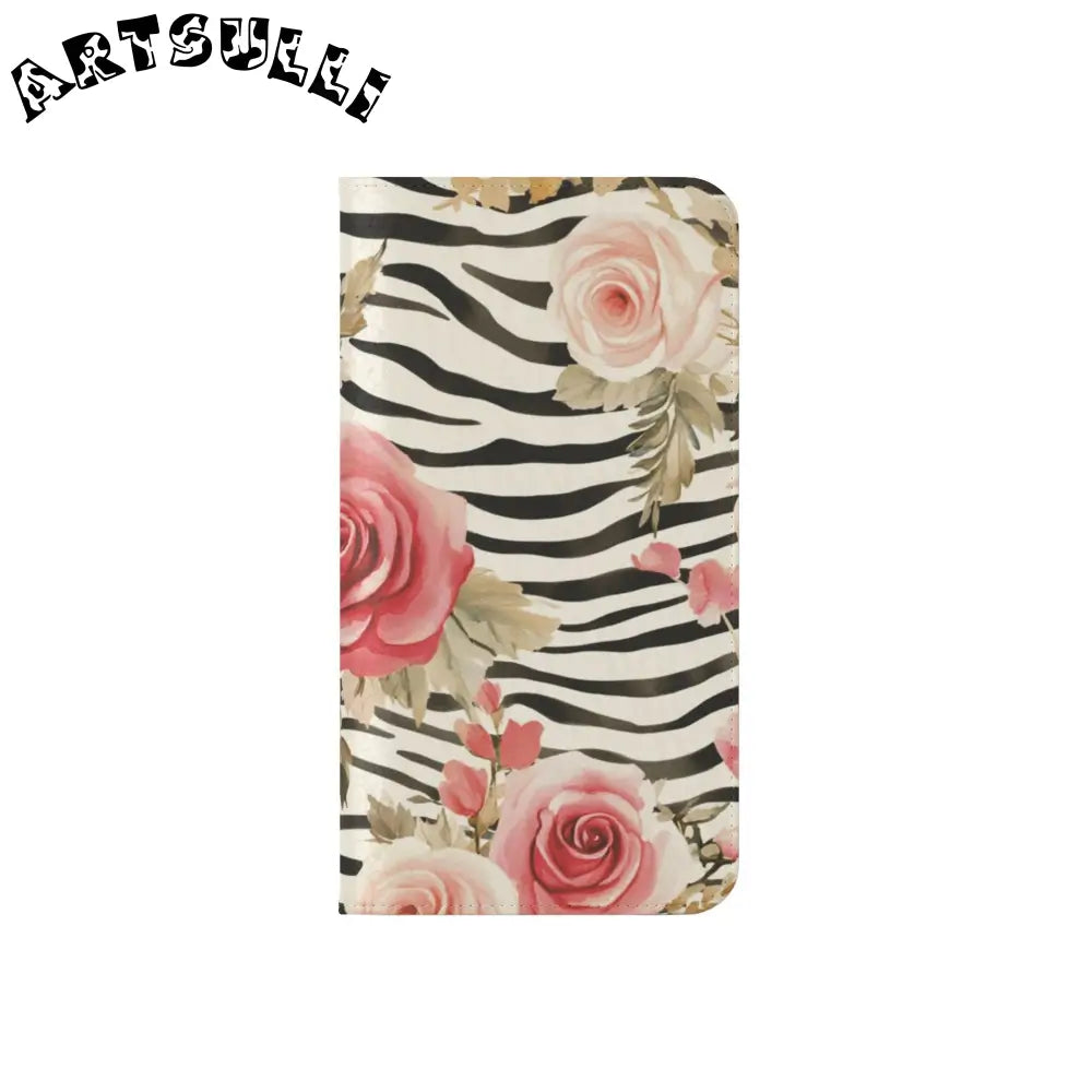 JAKKOUTTHEBXX Pink Floral Zebra Print Flip Case 2025