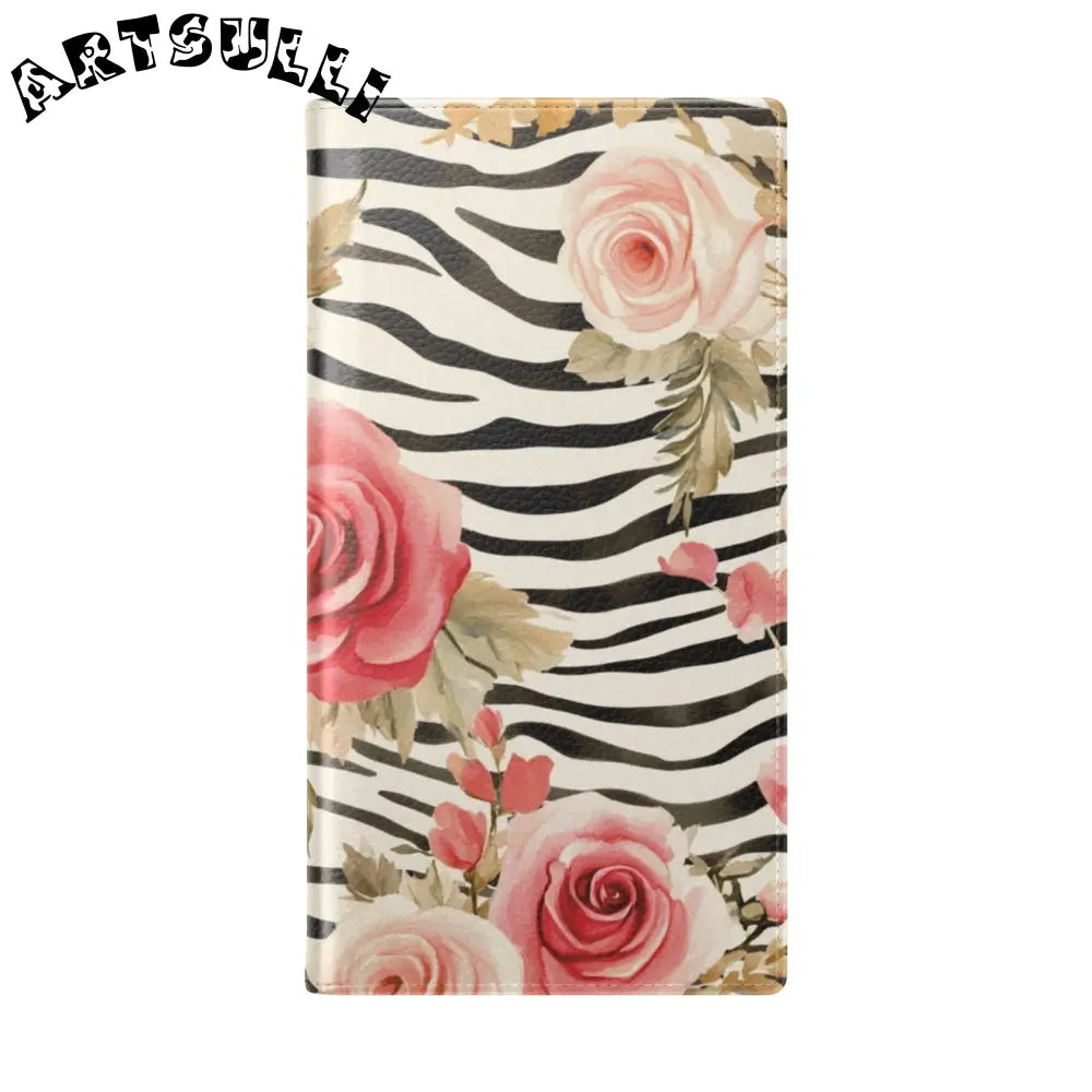 JAKKOUTTHEBXX Pink Floral Zebra Print Flip Case 2025