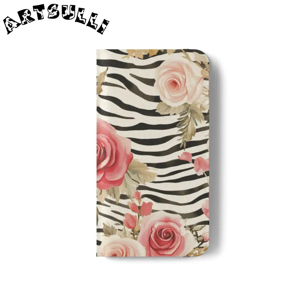 JAKKOUTTHEBXX Pink Floral Zebra Print Flip Case 2025