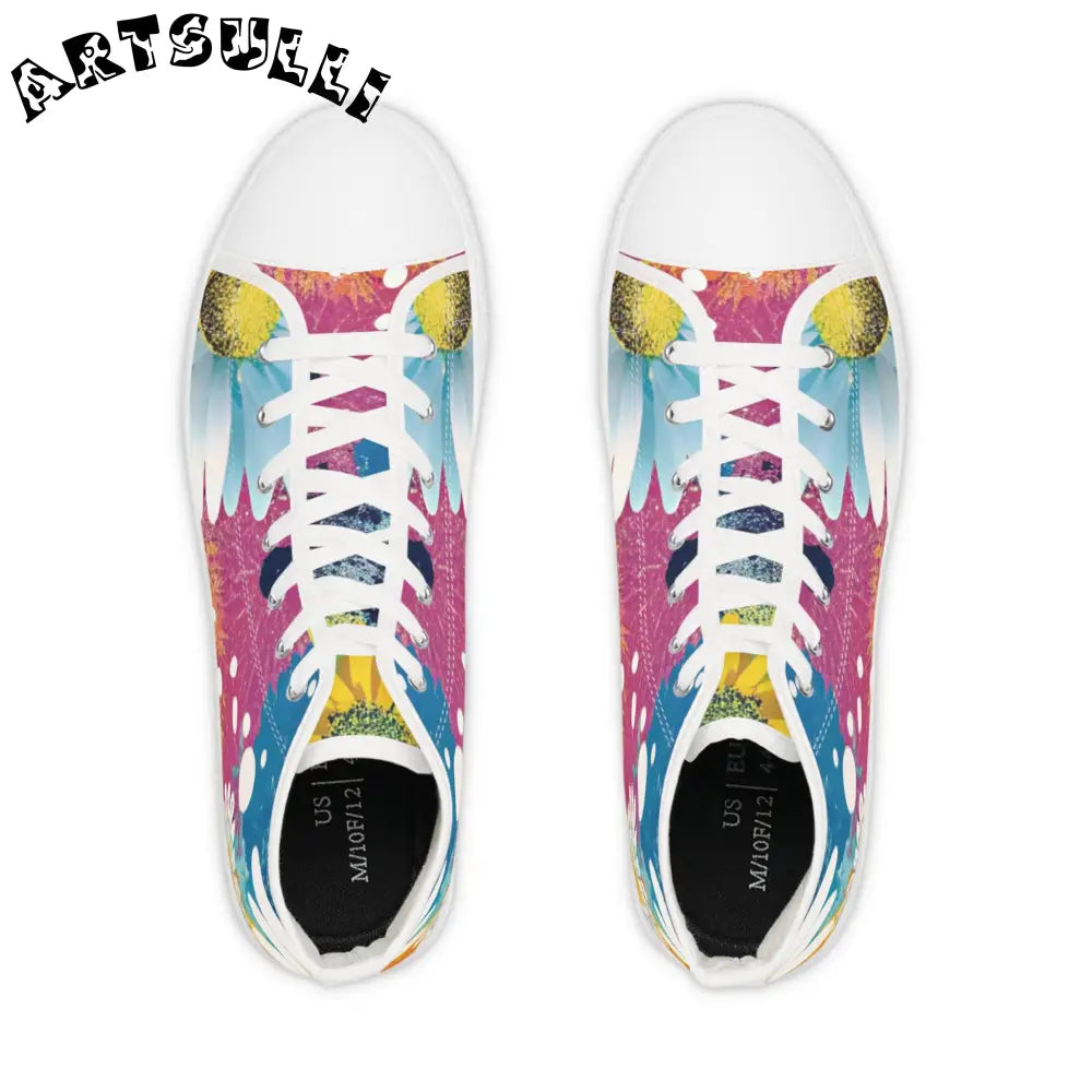 JAKKOUTTHEBXX Floral Abstract High Tops with Hi-Poly Deodorant Memory 2025