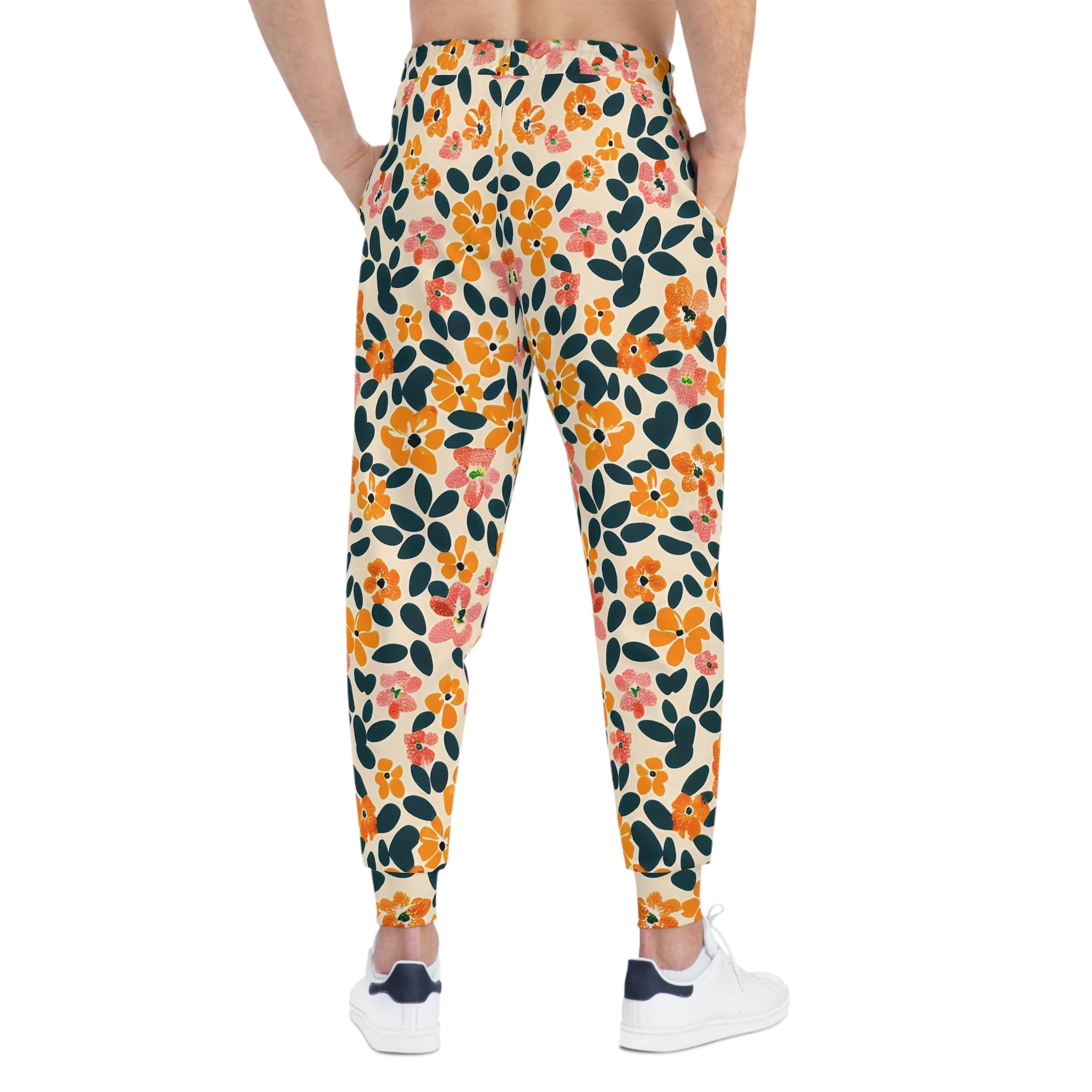 Floral All Over Print Joggers, Artsulli - Art is Long, Life is Short, All Over Prints, , , , , , , 