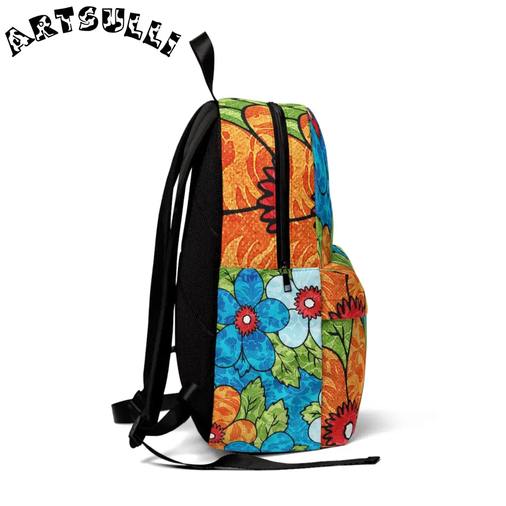 JAKKOUTTHEBXX Floral Backpack with Durable Construction 2025