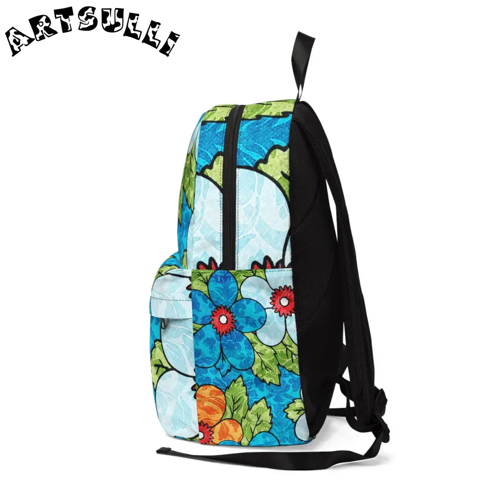 JAKKOUTTHEBXX Floral Backpack with Durable Construction 2025