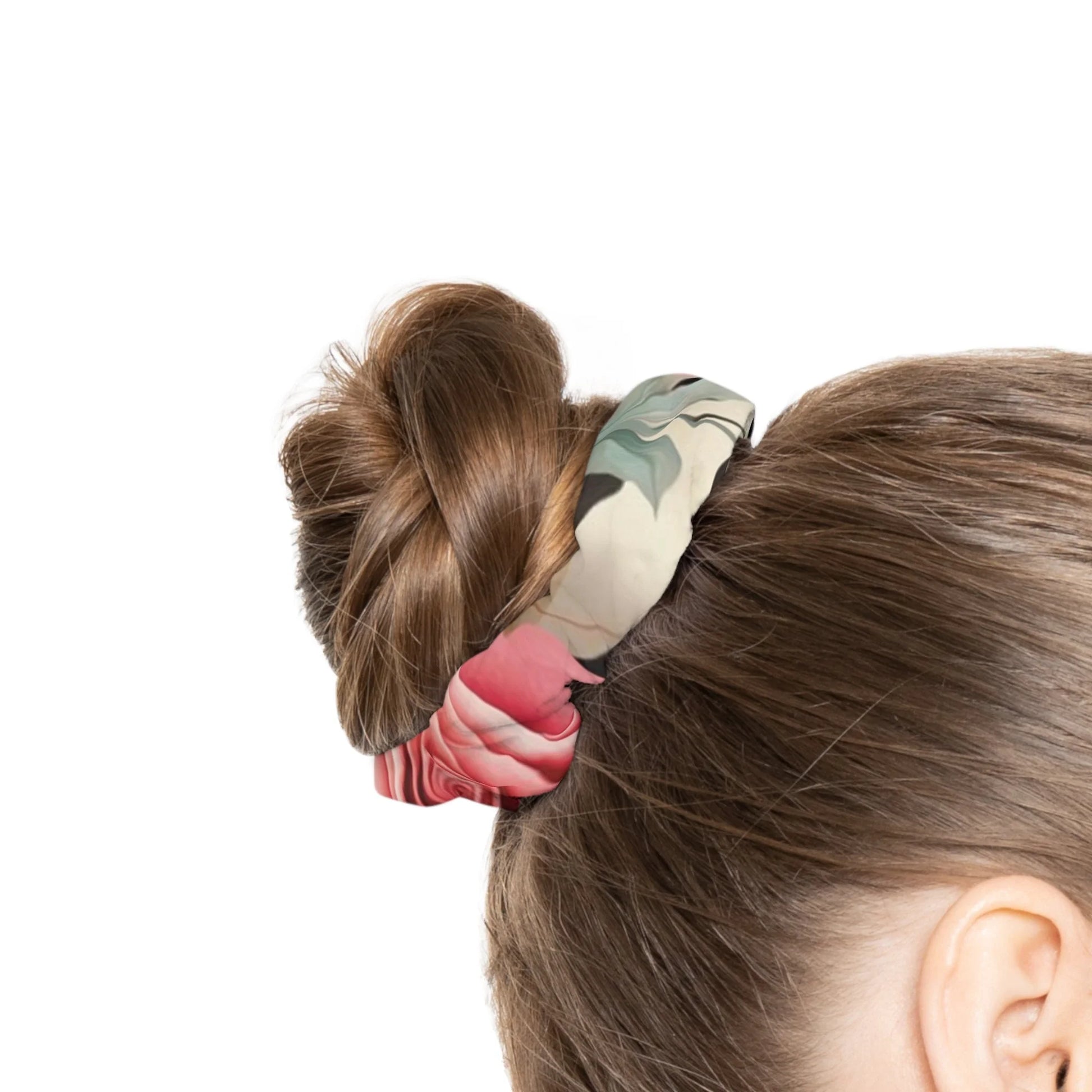 Floral Cow Print Scrunchie, Artsulli - Art is Long, Life is Short, Accessories, , , , , , , 