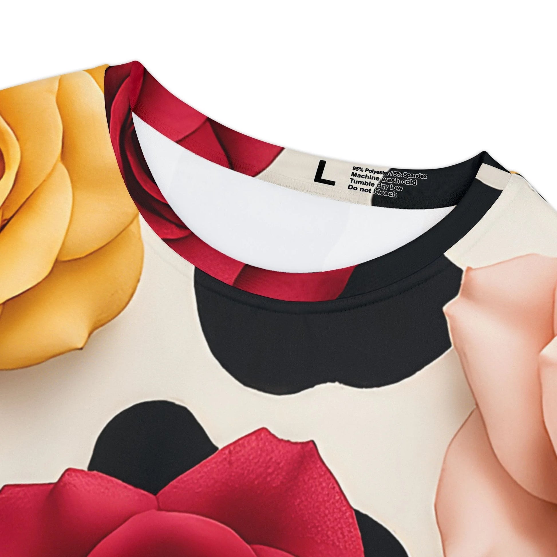 Printify Floral Cow Print T-Shirt 2025