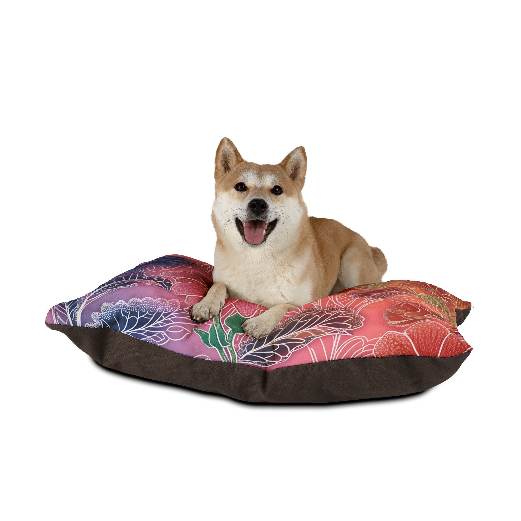 Printify Floral Gradient Pet Bed 2025