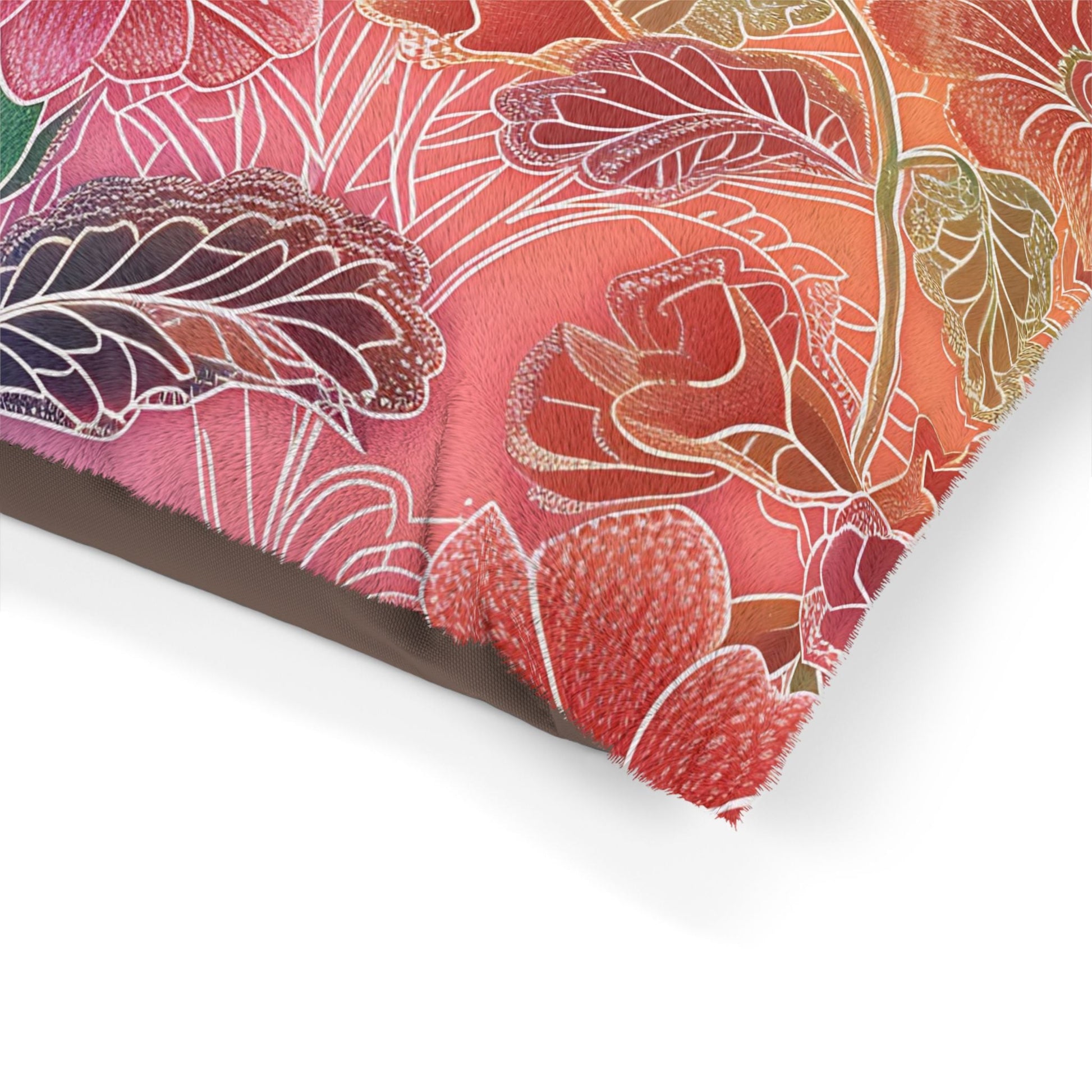 Printify Floral Gradient Pet Bed 2025