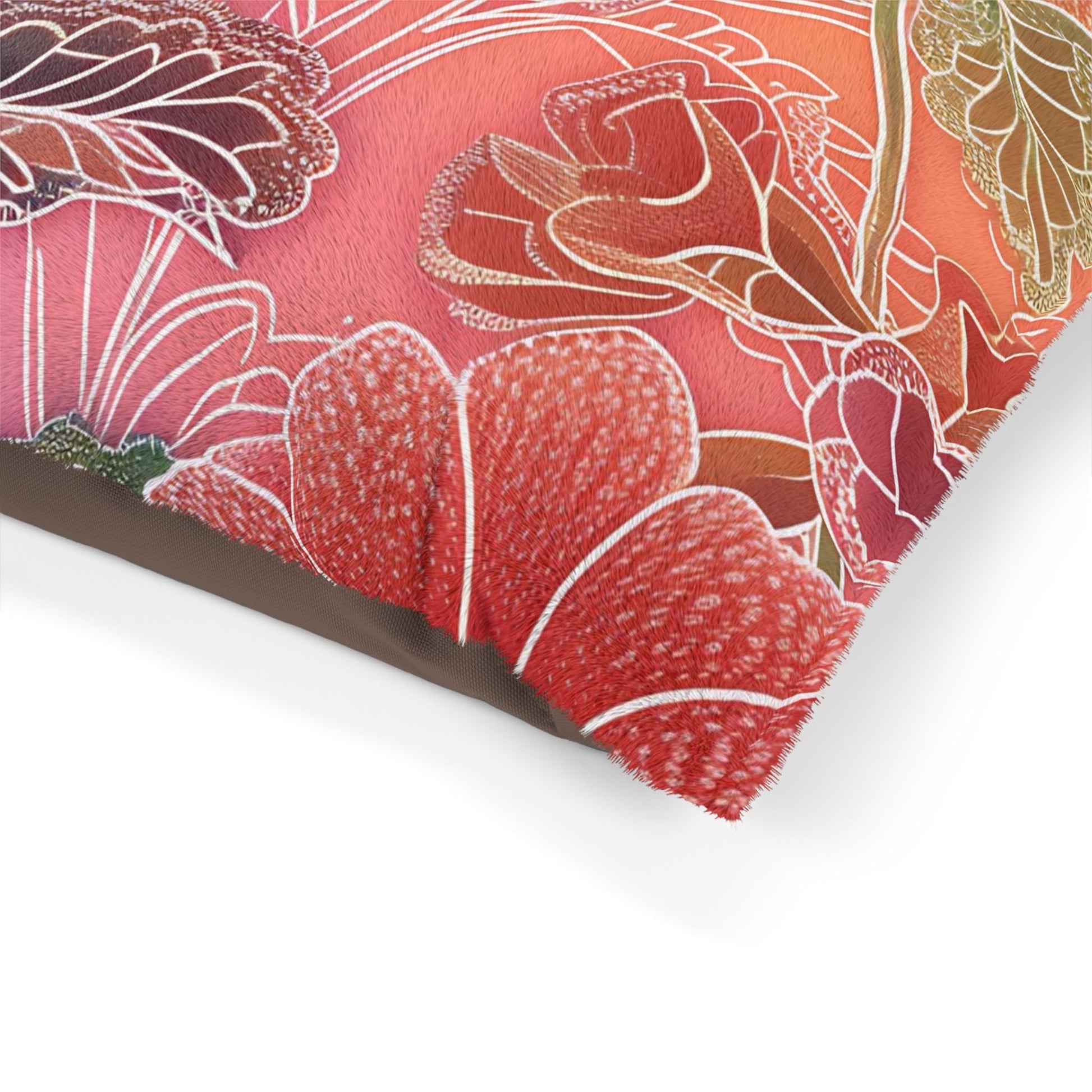 Printify Floral Gradient Pet Bed 2025