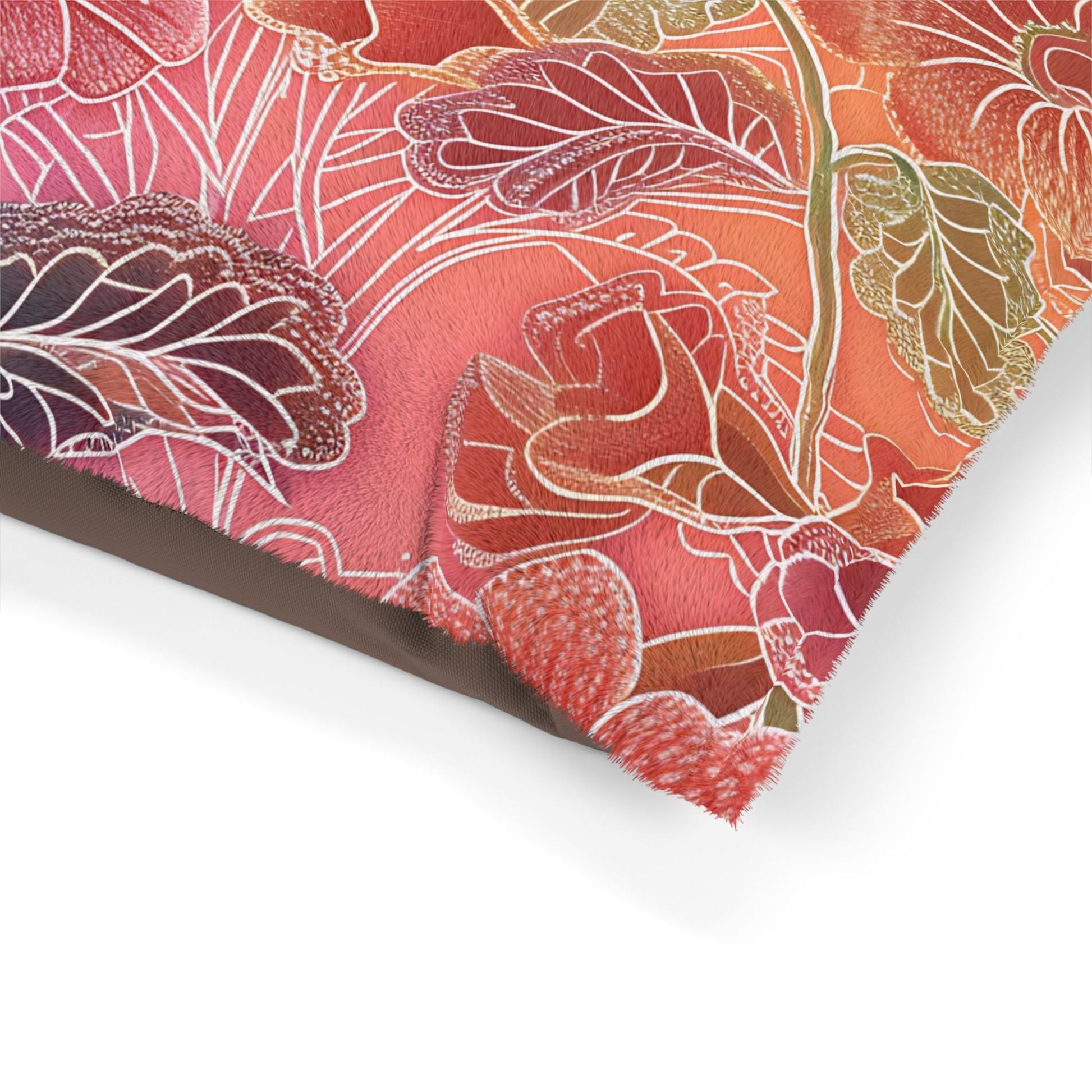 Printify Floral Gradient Pet Bed 2025