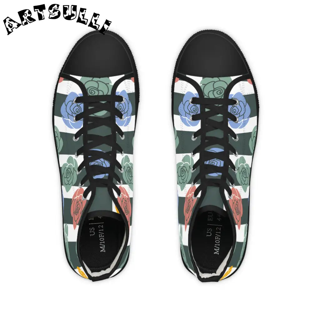 JAKKOUTTHEBXX Floral High Tops with Breathable Polyester Canvas 2025