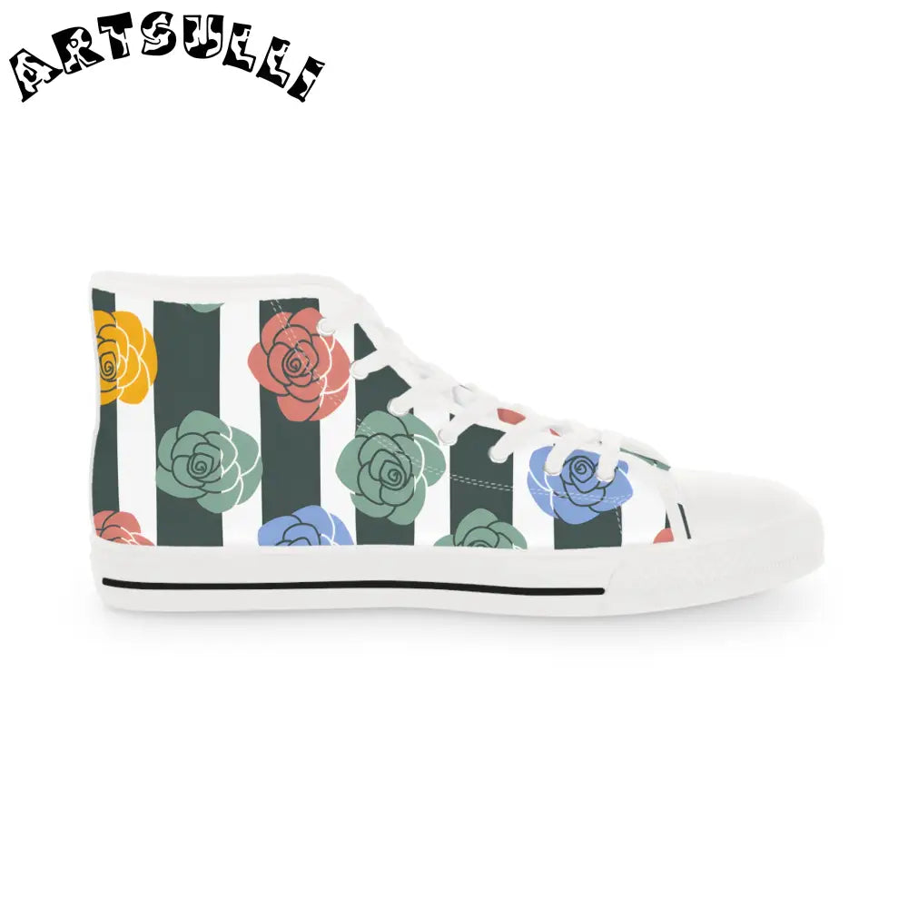 JAKKOUTTHEBXX Floral High Tops with Breathable Polyester Canvas 2025