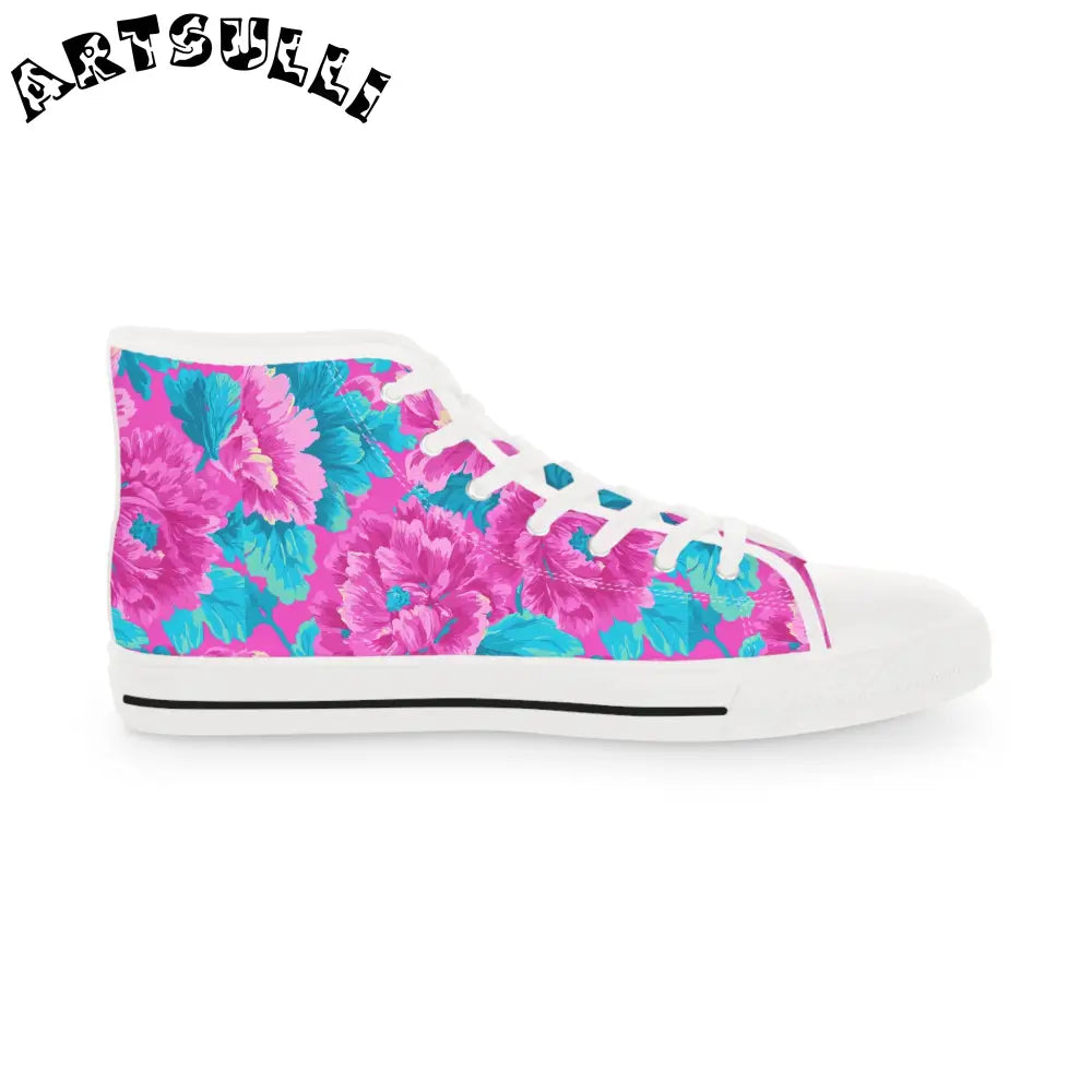 JAKKOUTTHEBXX Floral High Tops with Breathable Polyester Canvas 2025