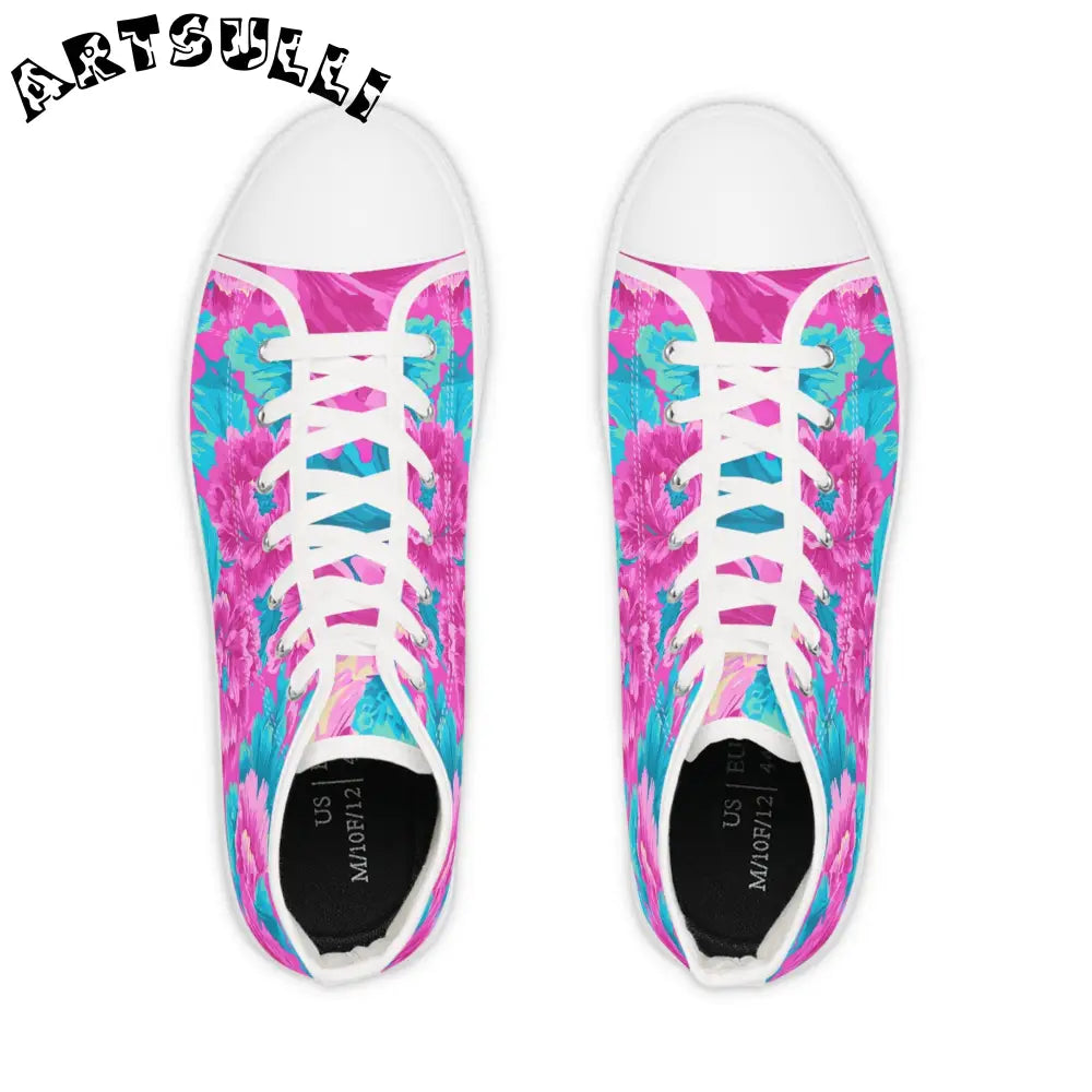 JAKKOUTTHEBXX Floral High Tops with Breathable Polyester Canvas 2025