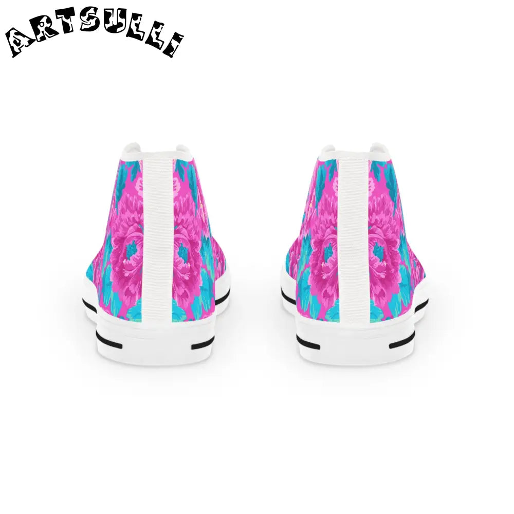 JAKKOUTTHEBXX Floral High Tops with Breathable Polyester Canvas 2025