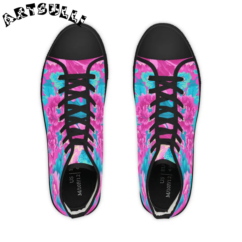 JAKKOUTTHEBXX Floral High Tops with Breathable Polyester Canvas 2025