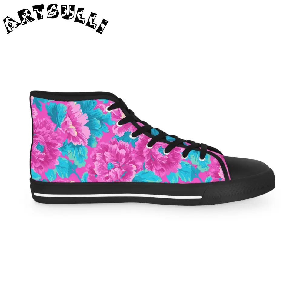 JAKKOUTTHEBXX Floral High Tops with Breathable Polyester Canvas 2025