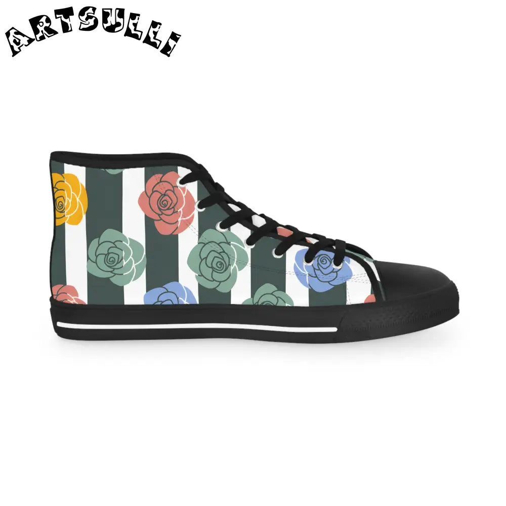 JAKKOUTTHEBXX Floral High Tops with Breathable Polyester Canvas 2025
