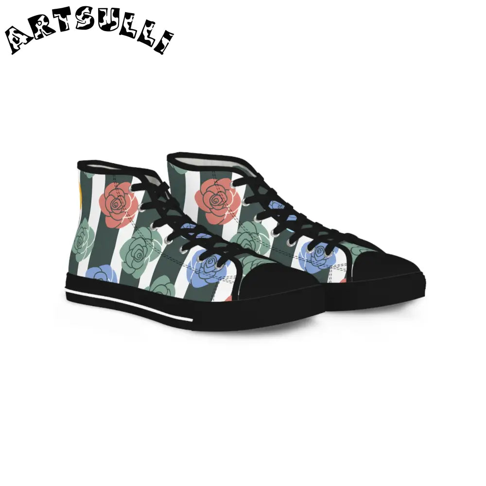 JAKKOUTTHEBXX Floral High Tops with Breathable Polyester Canvas 2025