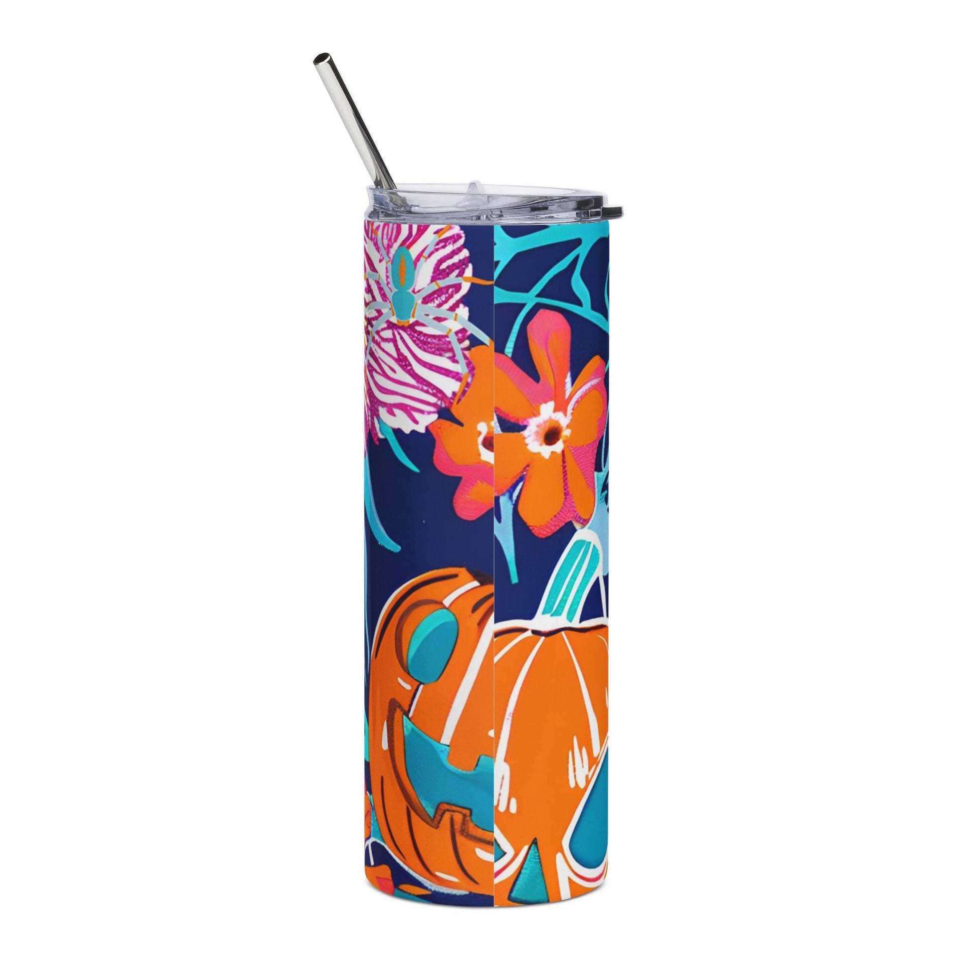 Floral Insulated Stainless Steel Tumbler, Artsulli - Art is Long, Life is Short, Mug, , , , , , , 