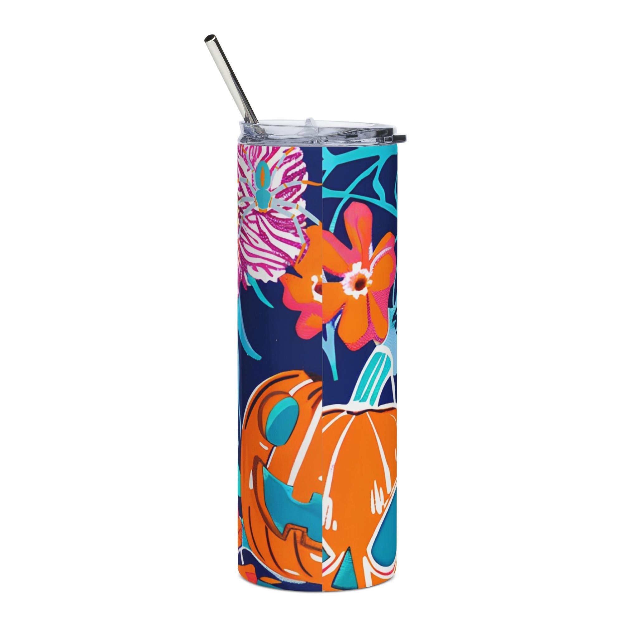 Floral Insulated Stainless Steel Tumbler, Artsulli - Art is Long, Life is Short, Mug, , , , , , , 