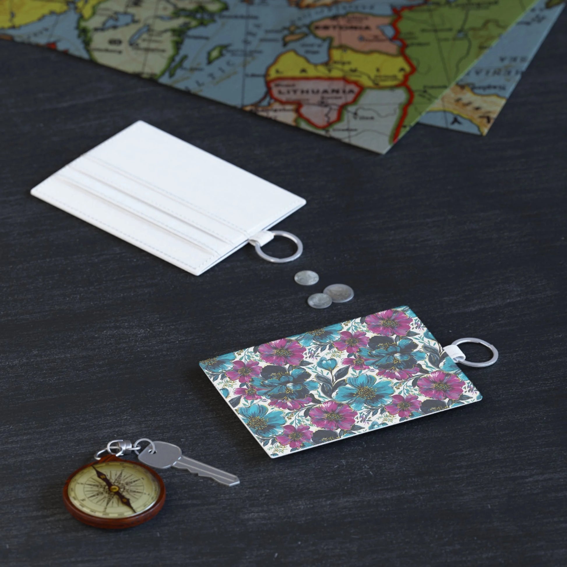 JAKKOUTTHEBXX Floral Keychain Card Holder 2025