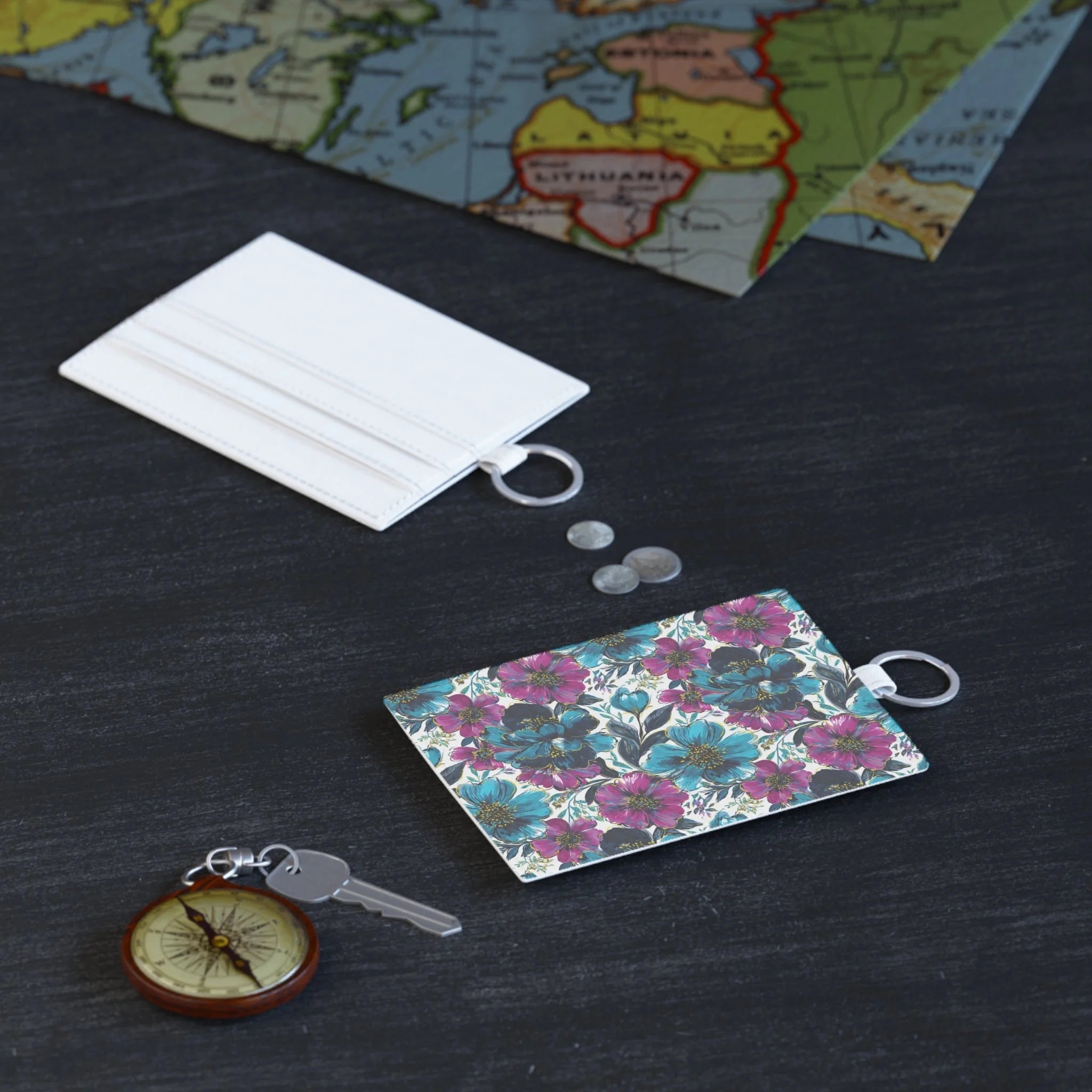 JAKKOUTTHEBXX Floral Keychain Card Holder 2025