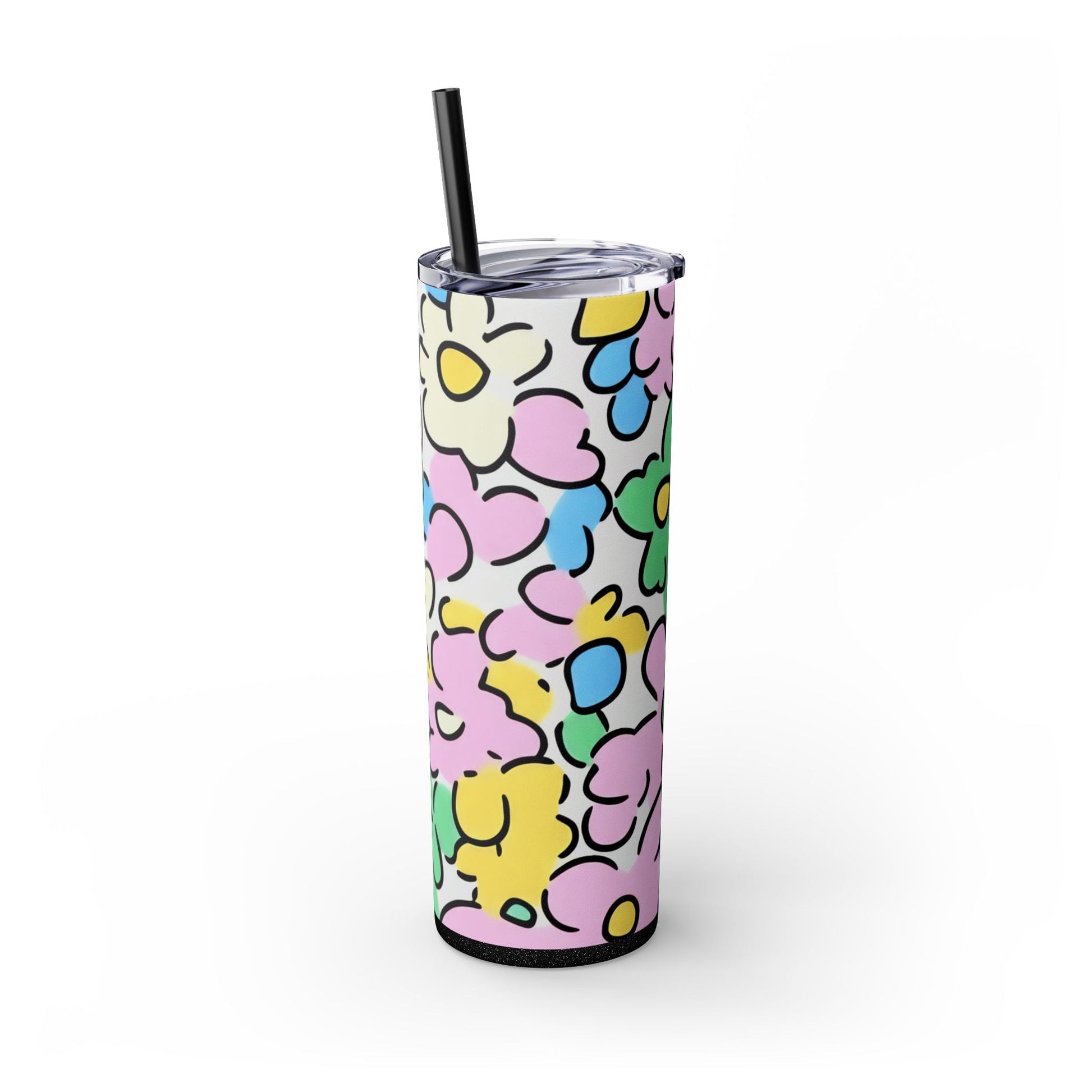 Floral Maars Personalized Skinny Tumbler, Artsulli - Art is Long, Life is Short, Mug, , , , , , , 