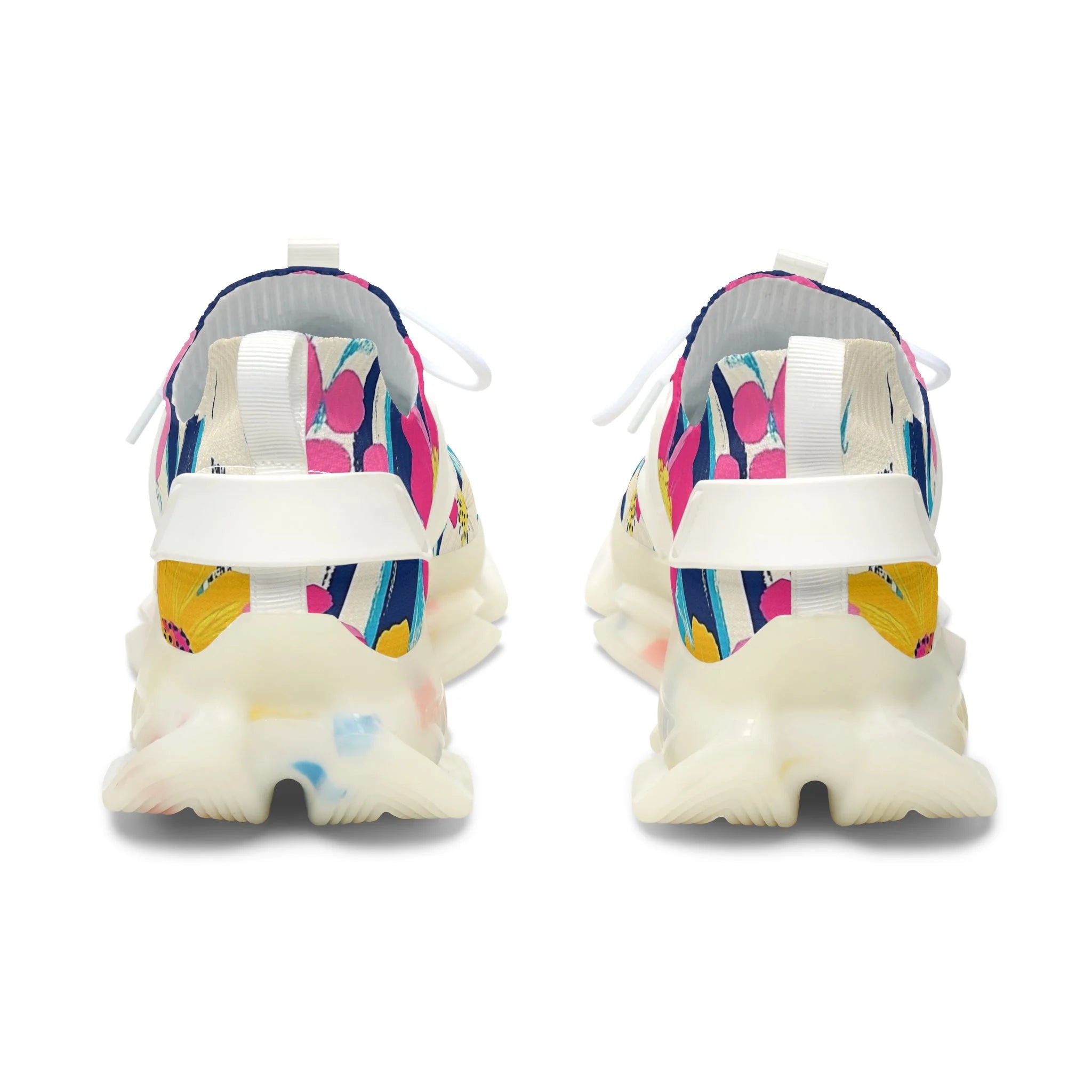 Floral Mesh Sneakers Deliver Comfort, Artsulli - Art is Long, Life is Short, Shoes, , , , , , , 