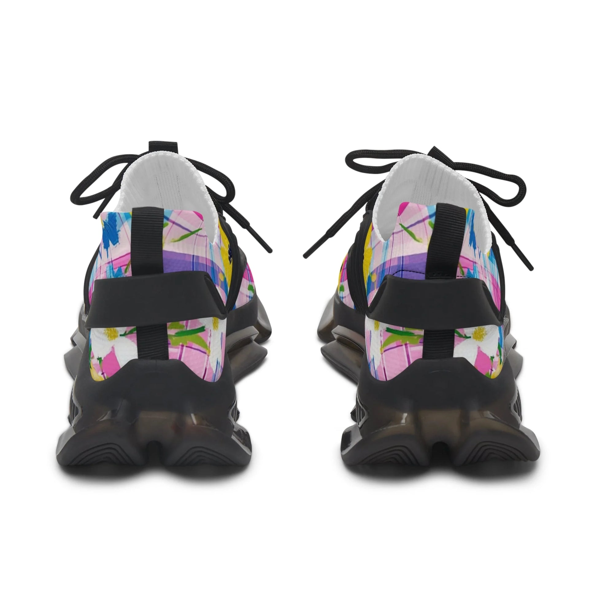 Floral Mesh Sneakers with Translucent Soles, Artsulli - Art is Long, Life is Short, Shoes, , , , , , , 