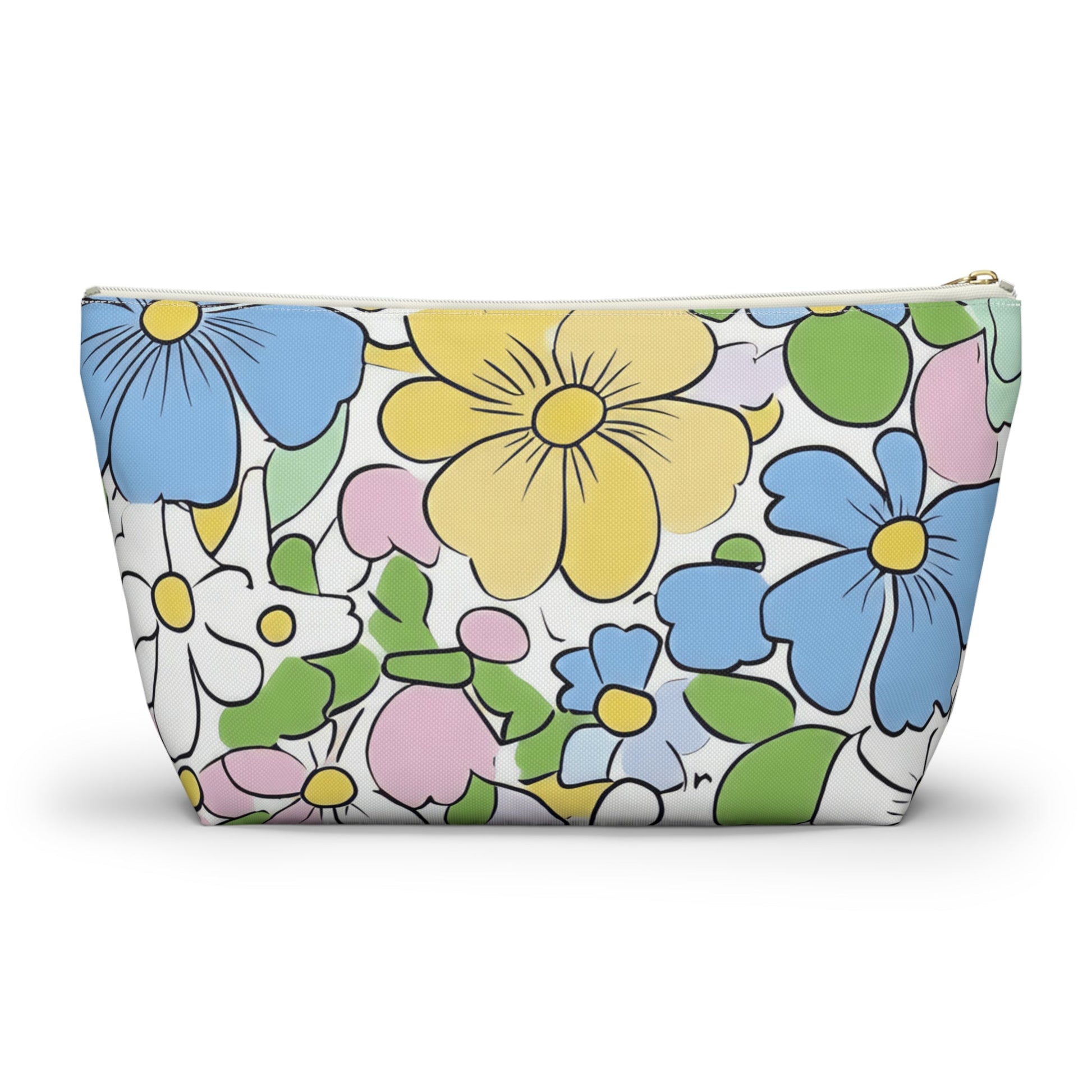 Printify Floral Pattern Cosmetic Bag 2025