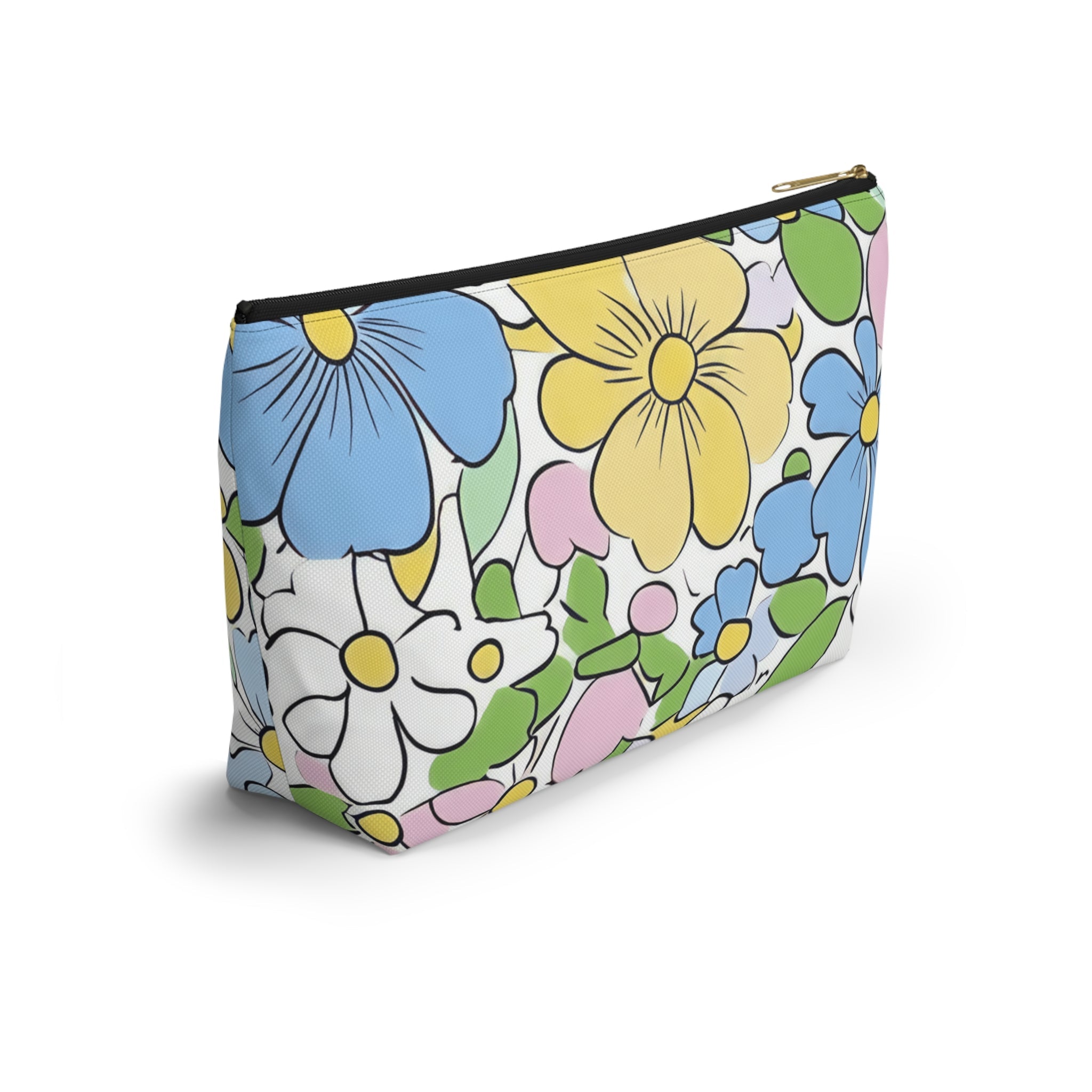 Printify Floral Pattern Cosmetic Bag 2025