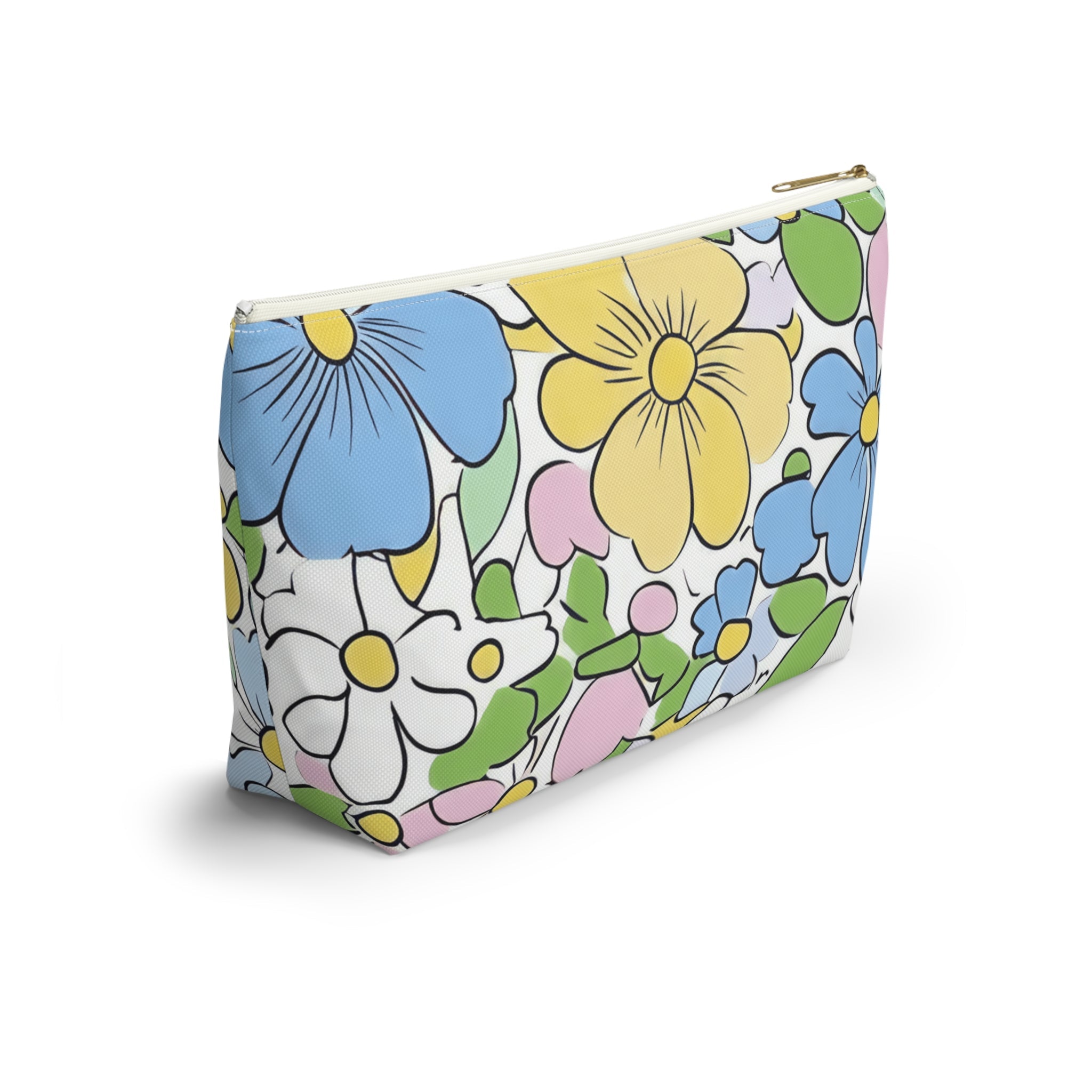 Printify Floral Pattern Cosmetic Bag 2025