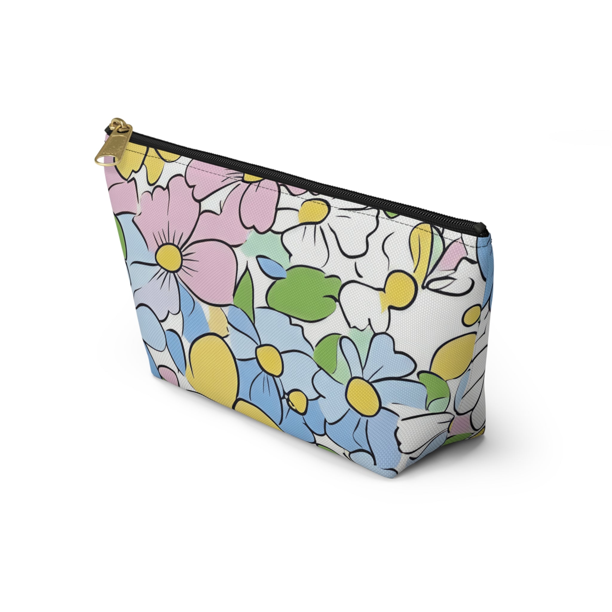 Printify Floral Pattern Cosmetic Bag 2025