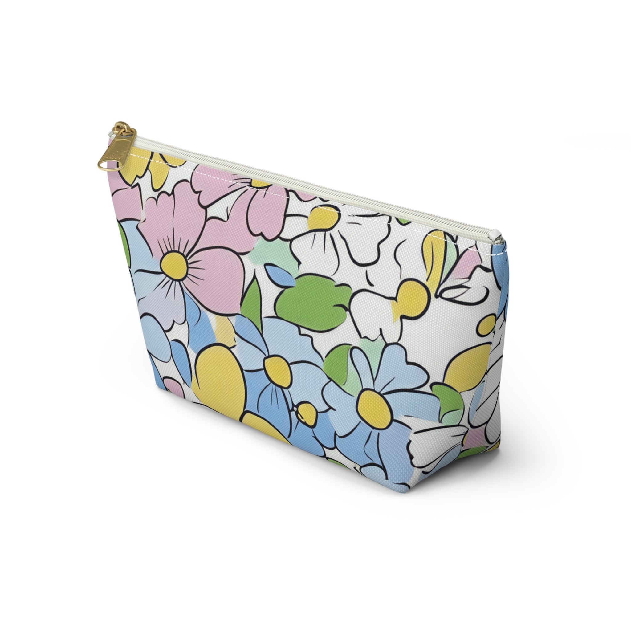 Printify Floral Pattern Cosmetic Bag 2025