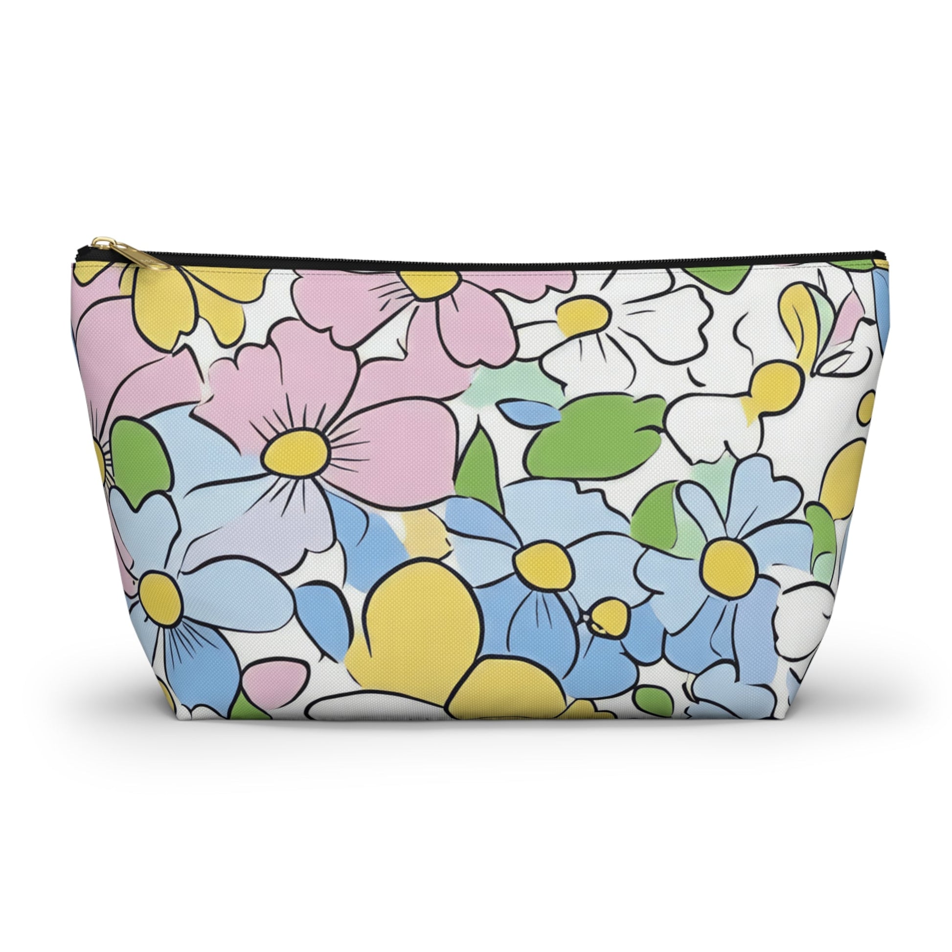 Printify Floral Pattern Cosmetic Bag 2025