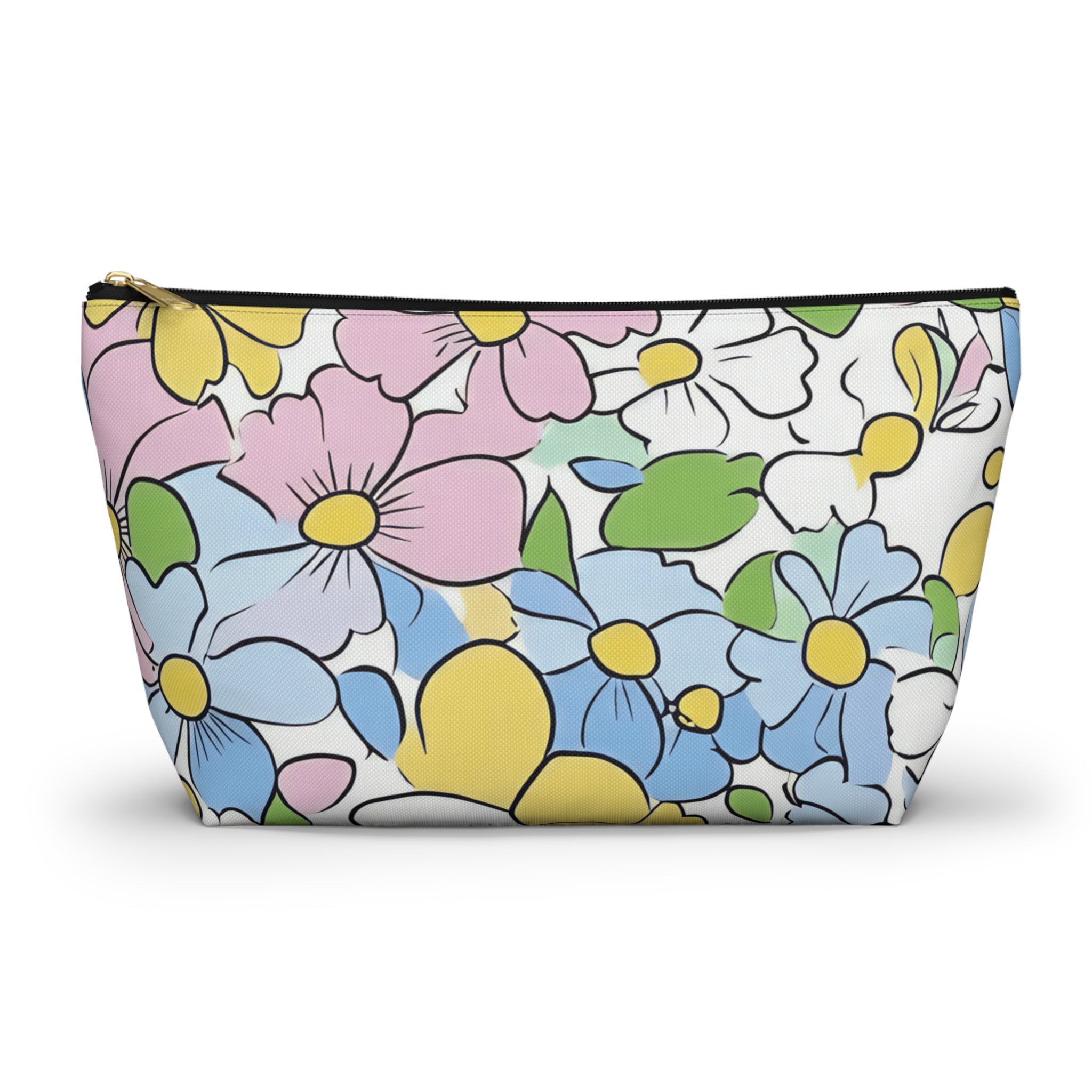 Printify Floral Pattern Cosmetic Bag 2025