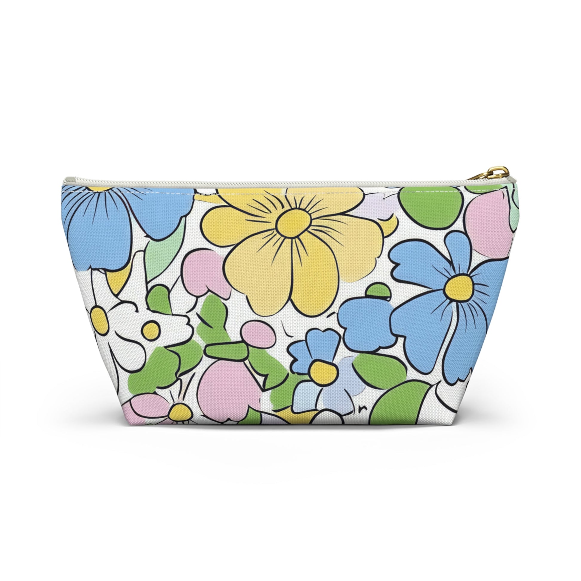 Printify Floral Pattern Cosmetic Bag 2025