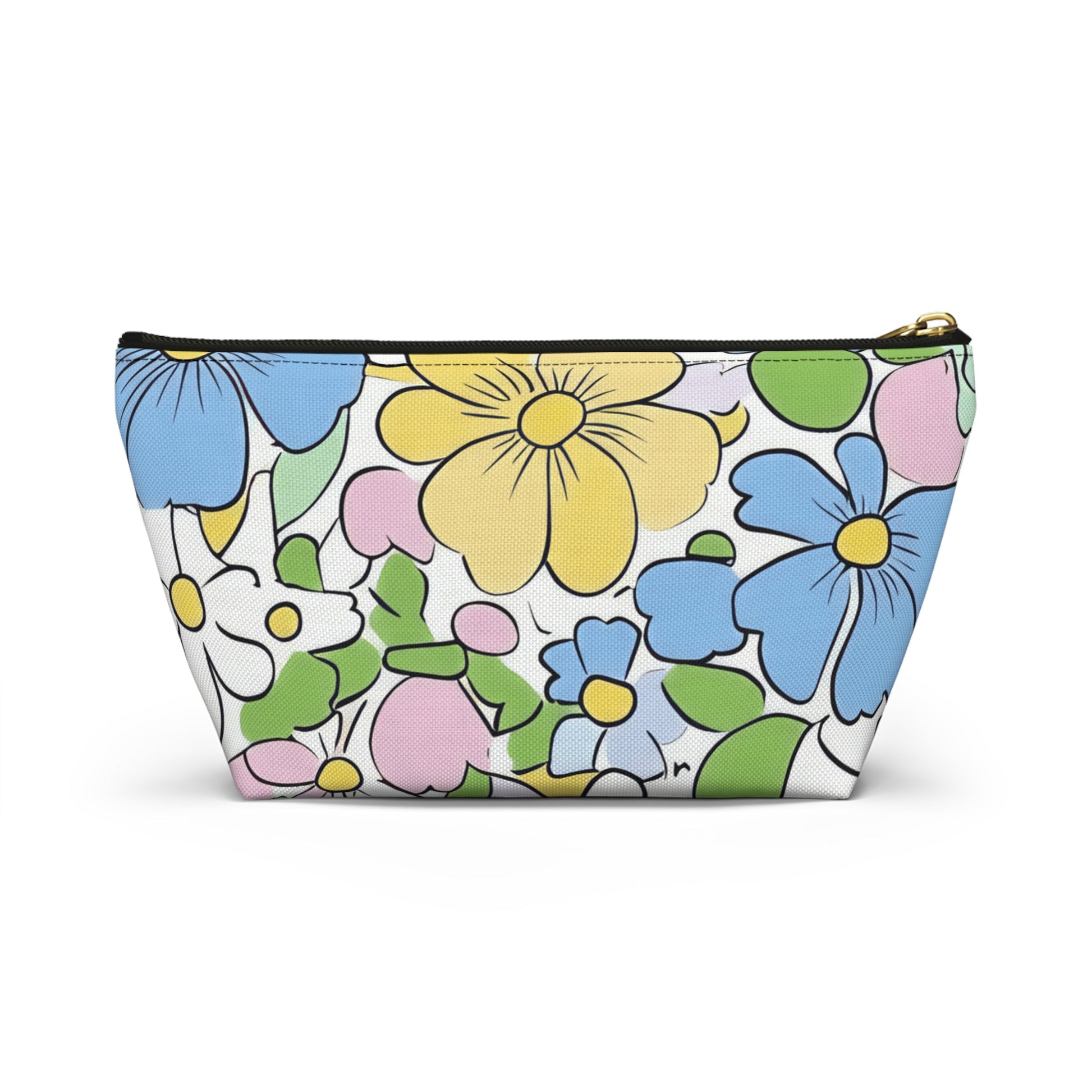Printify Floral Pattern Cosmetic Bag 2025