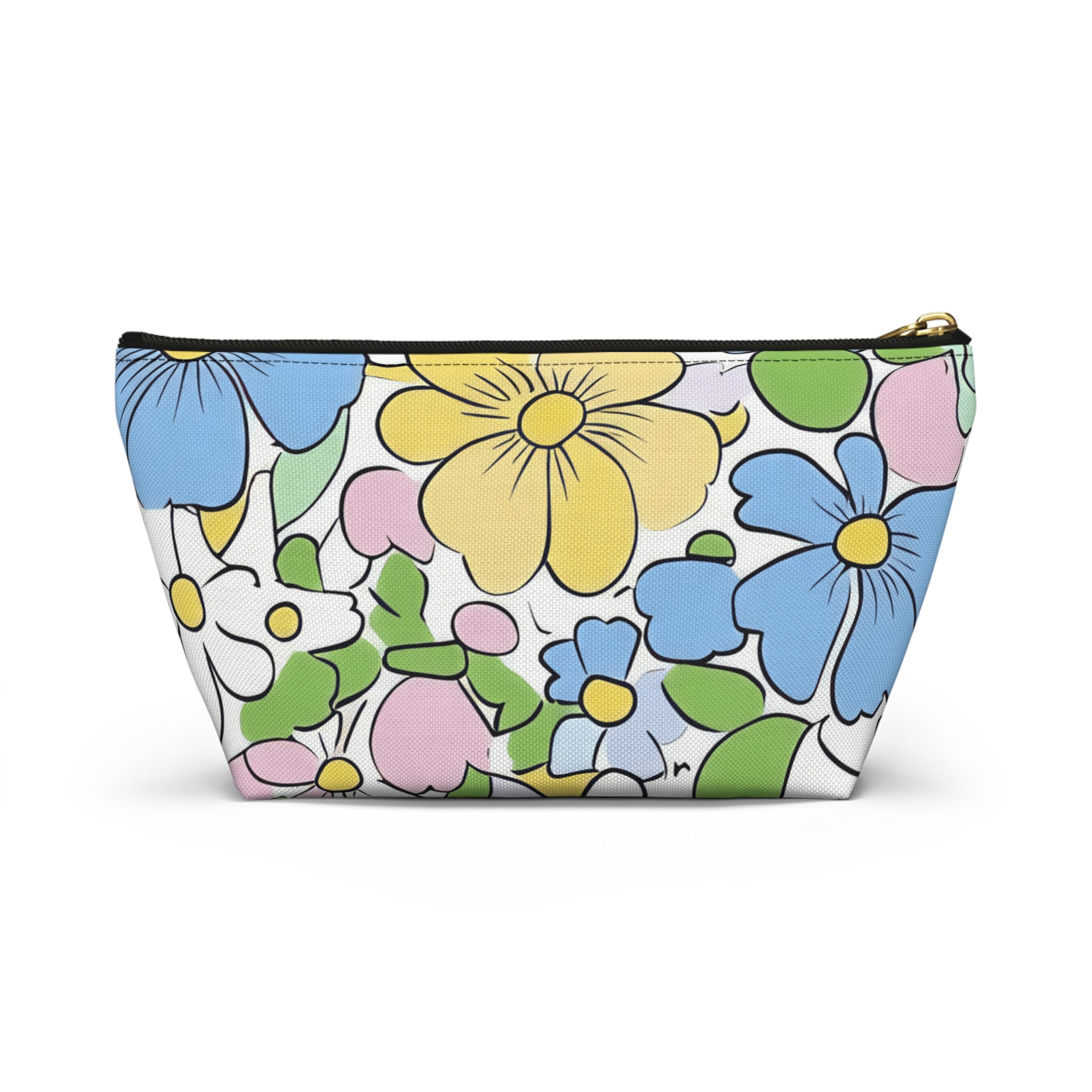 Printify Floral Pattern Cosmetic Bag 2025