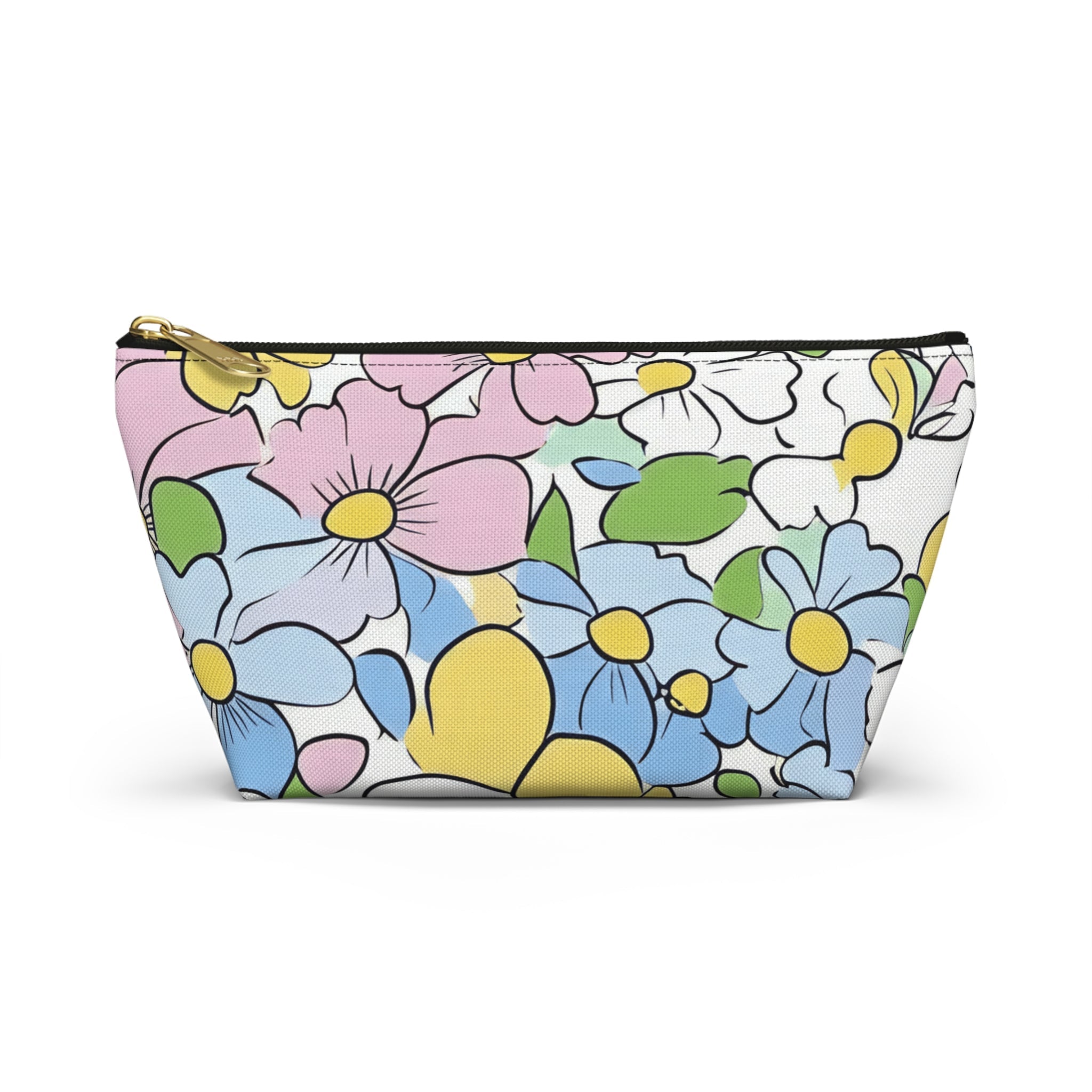 Printify Floral Pattern Cosmetic Bag 2025