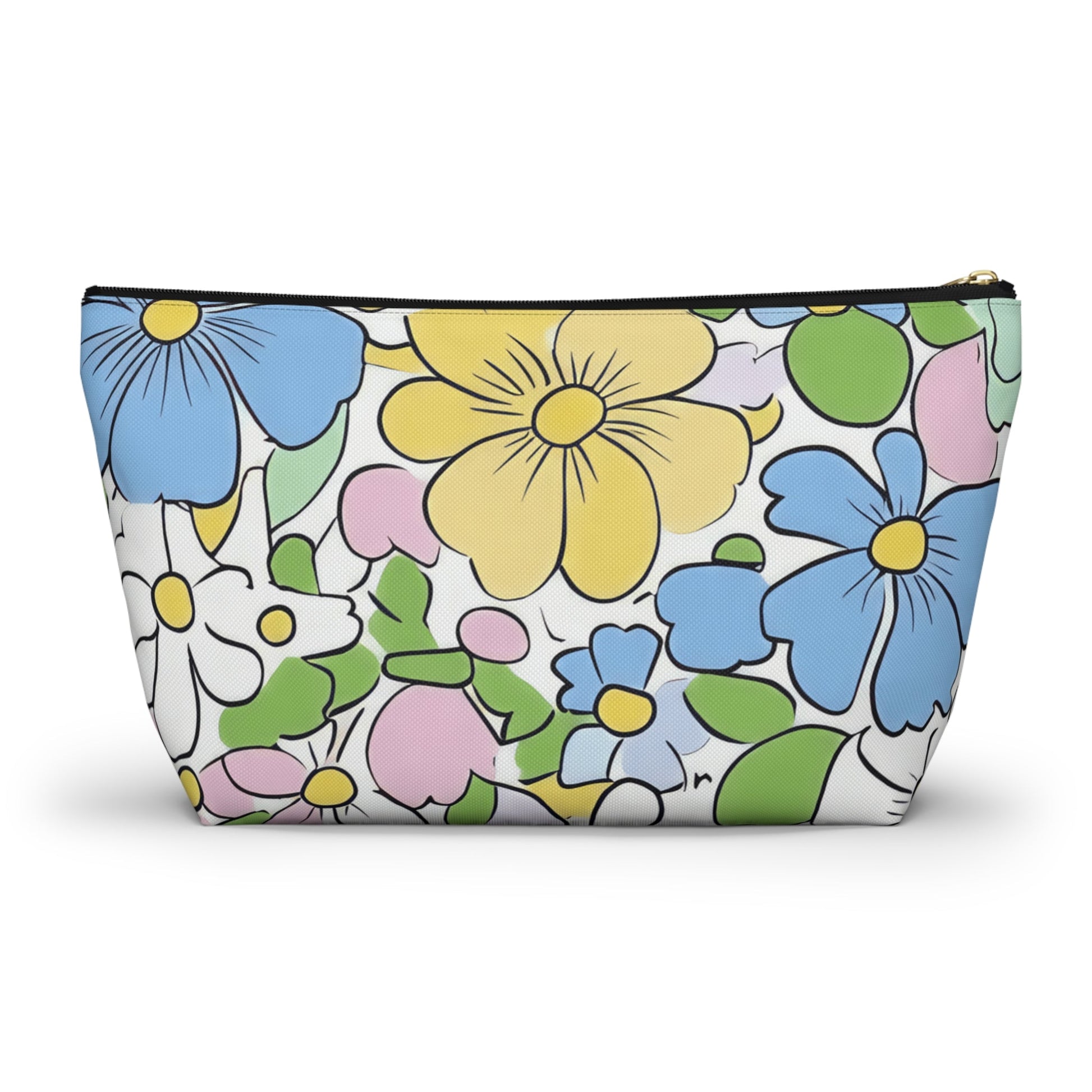 Printify Floral Pattern Cosmetic Bag 2025