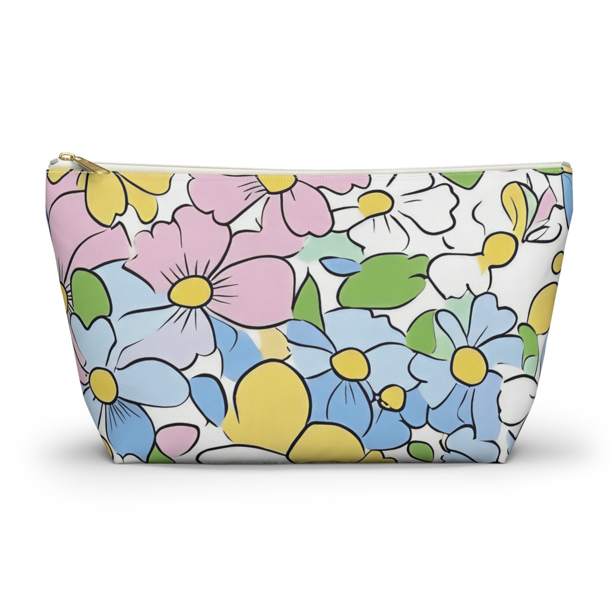 Printify Floral Pattern Cosmetic Bag 2025