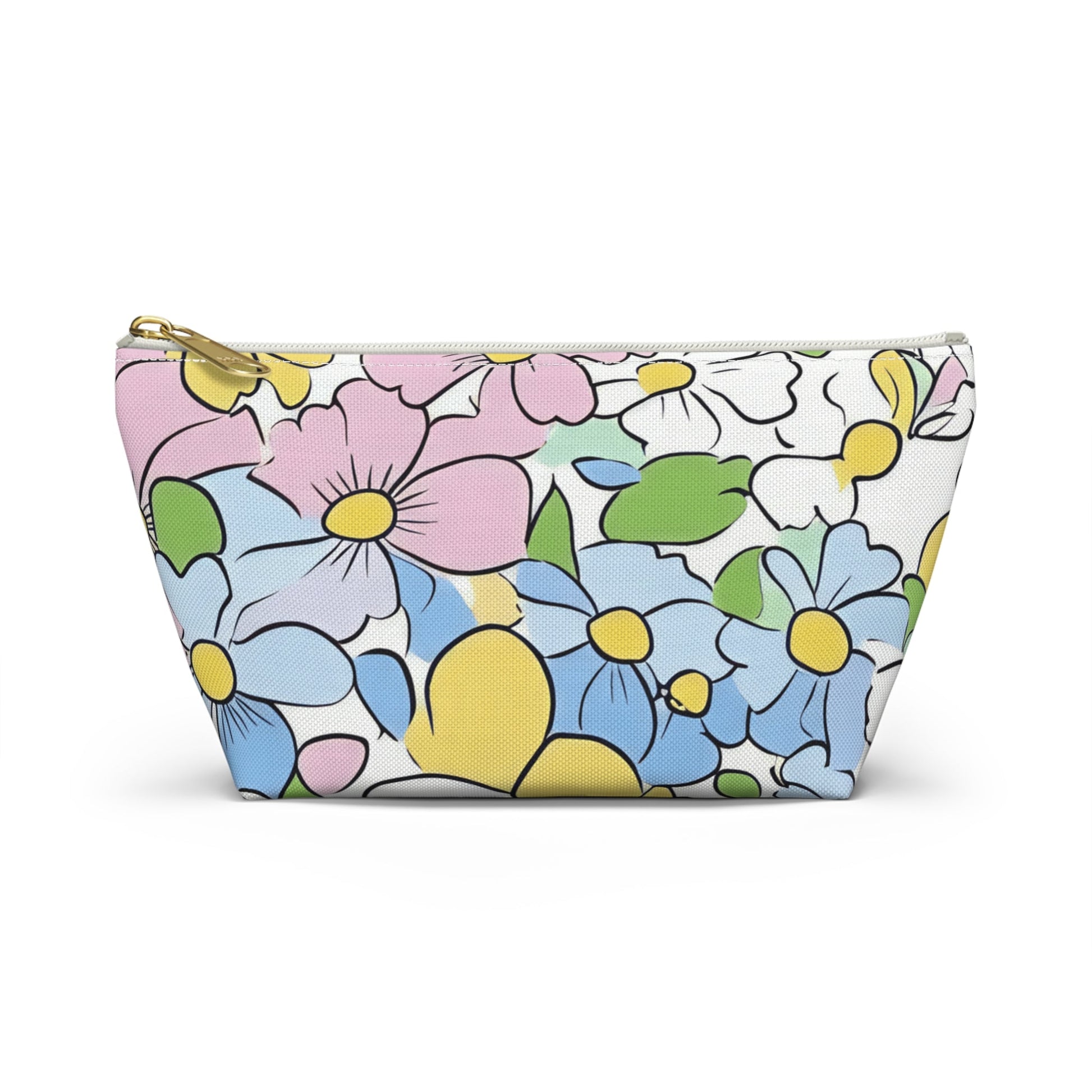Printify Floral Pattern Cosmetic Bag 2025