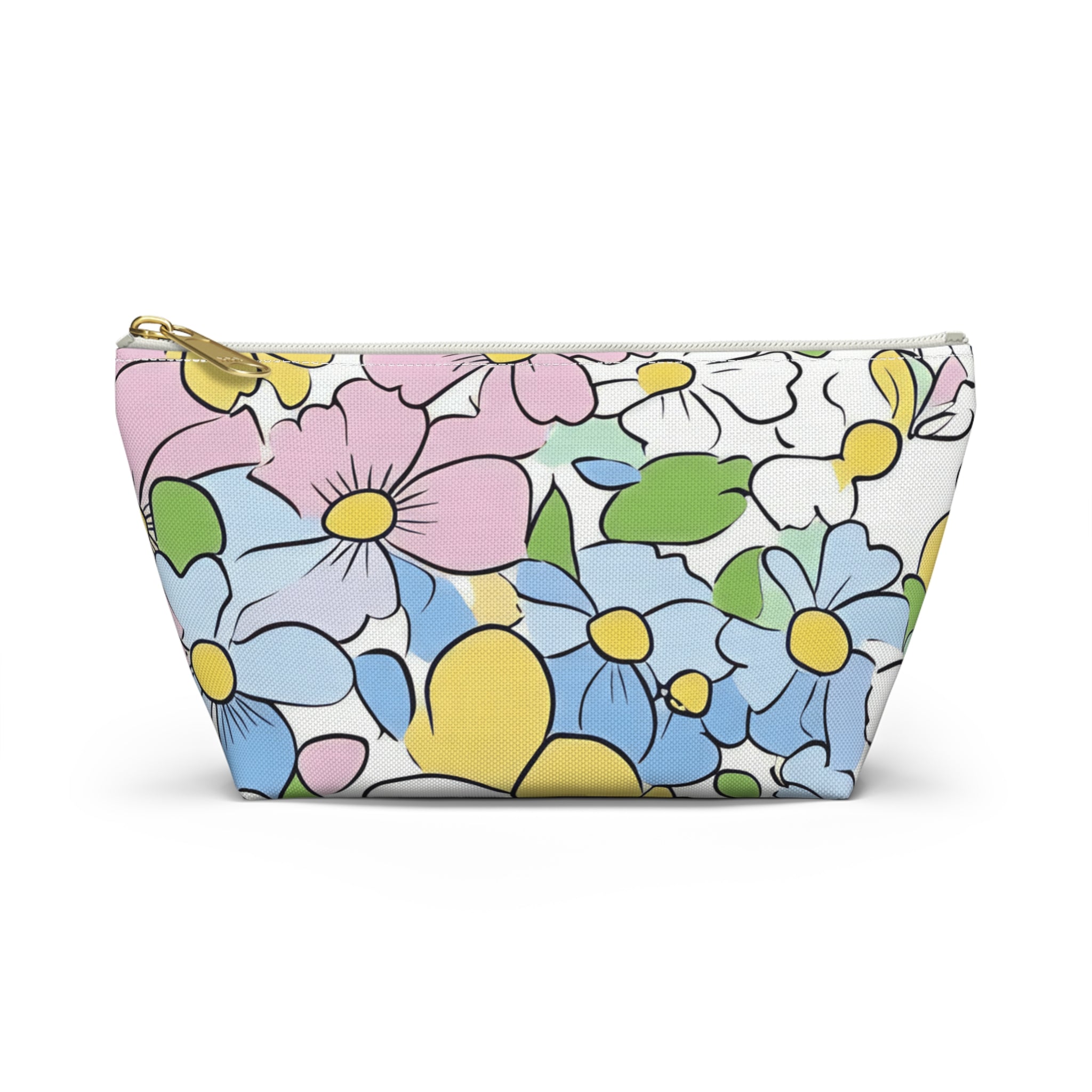 Printify Floral Pattern Cosmetic Bag 2025