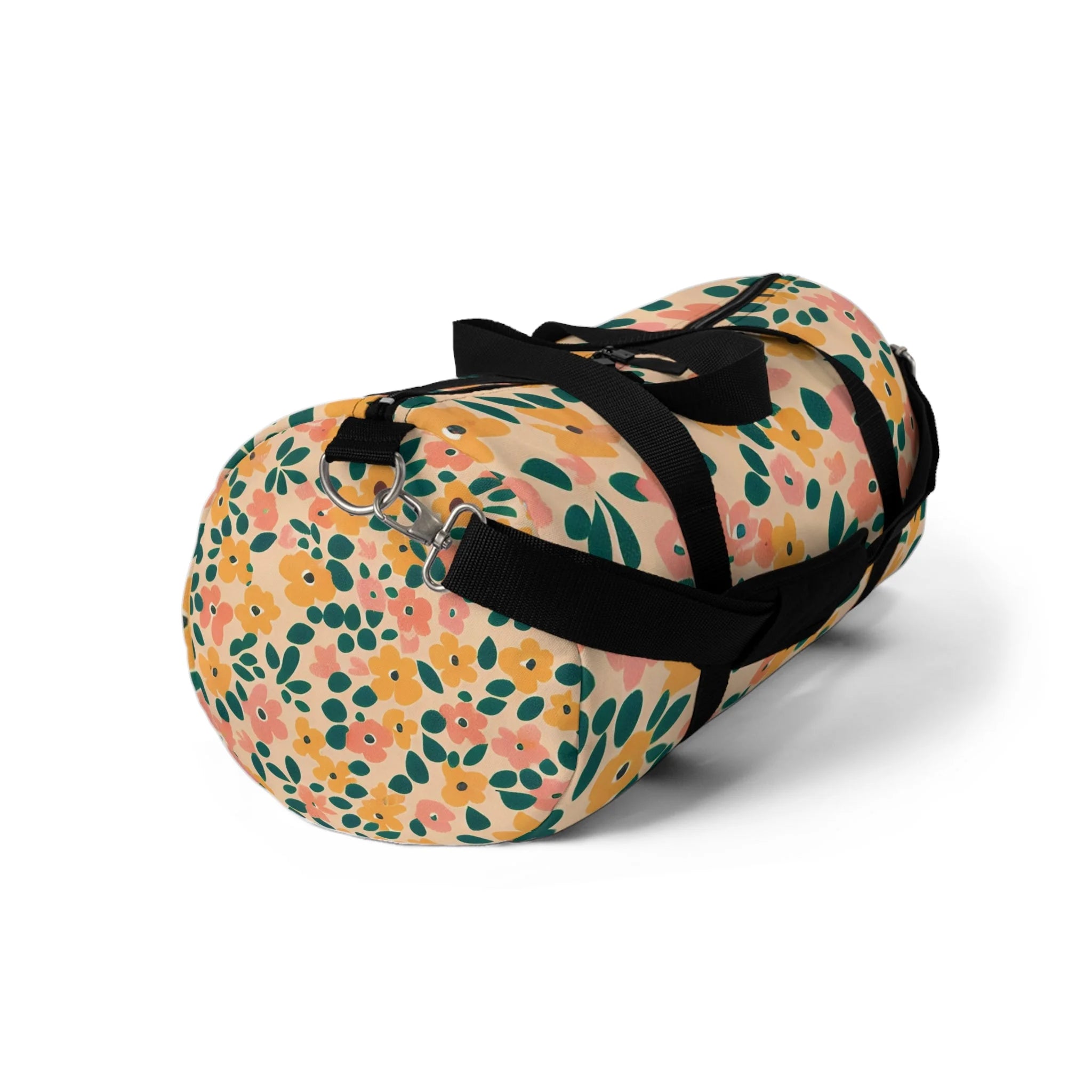 Floral Pattern Duffel Bags, Artsulli - Art is Long, Life is Short, Bags, , , , , , , 